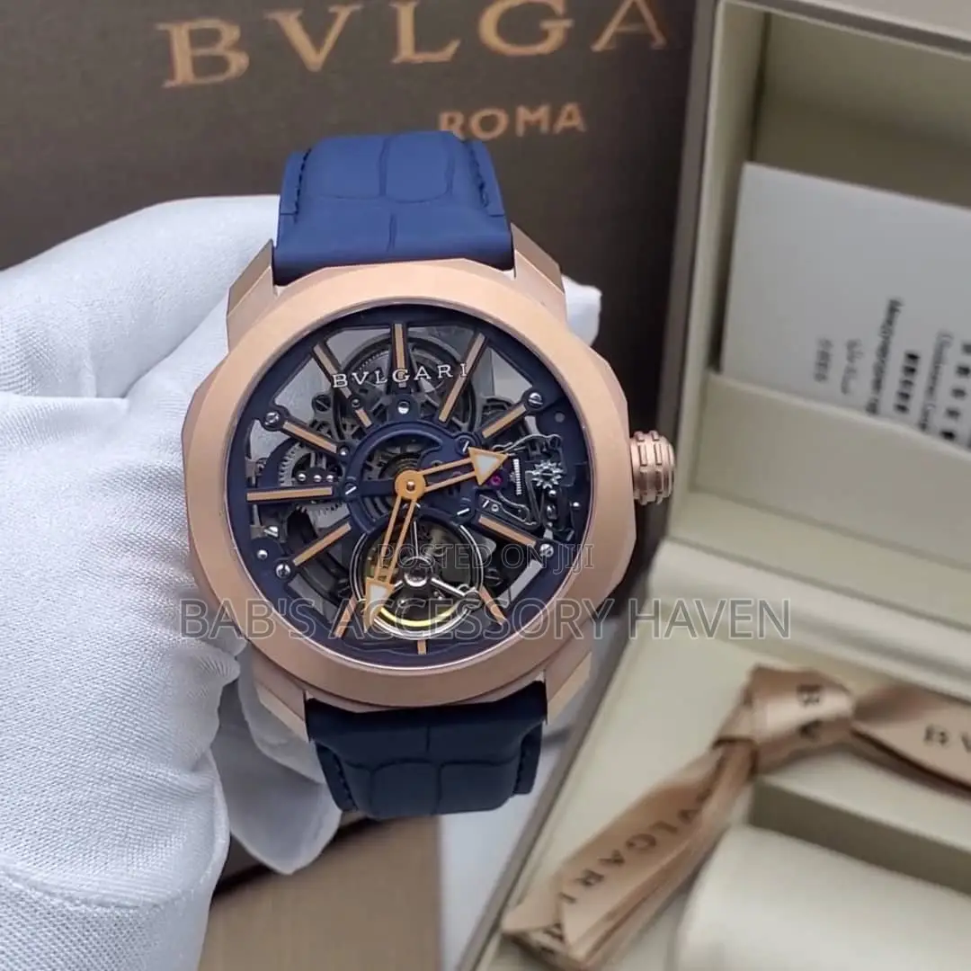 High Quality Bvlgari Automatic Skeleton Watch