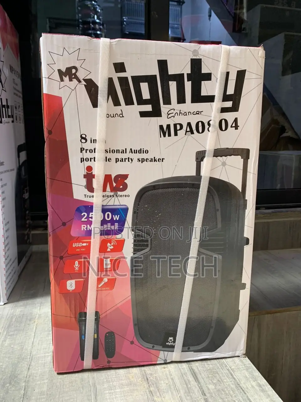 Mighty Pro Audio 8inches Rechargeable Battery Public Address System