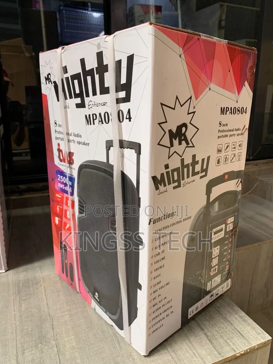 Mighty Pro Audio 8inches Rechargeable Battery Public Address System
