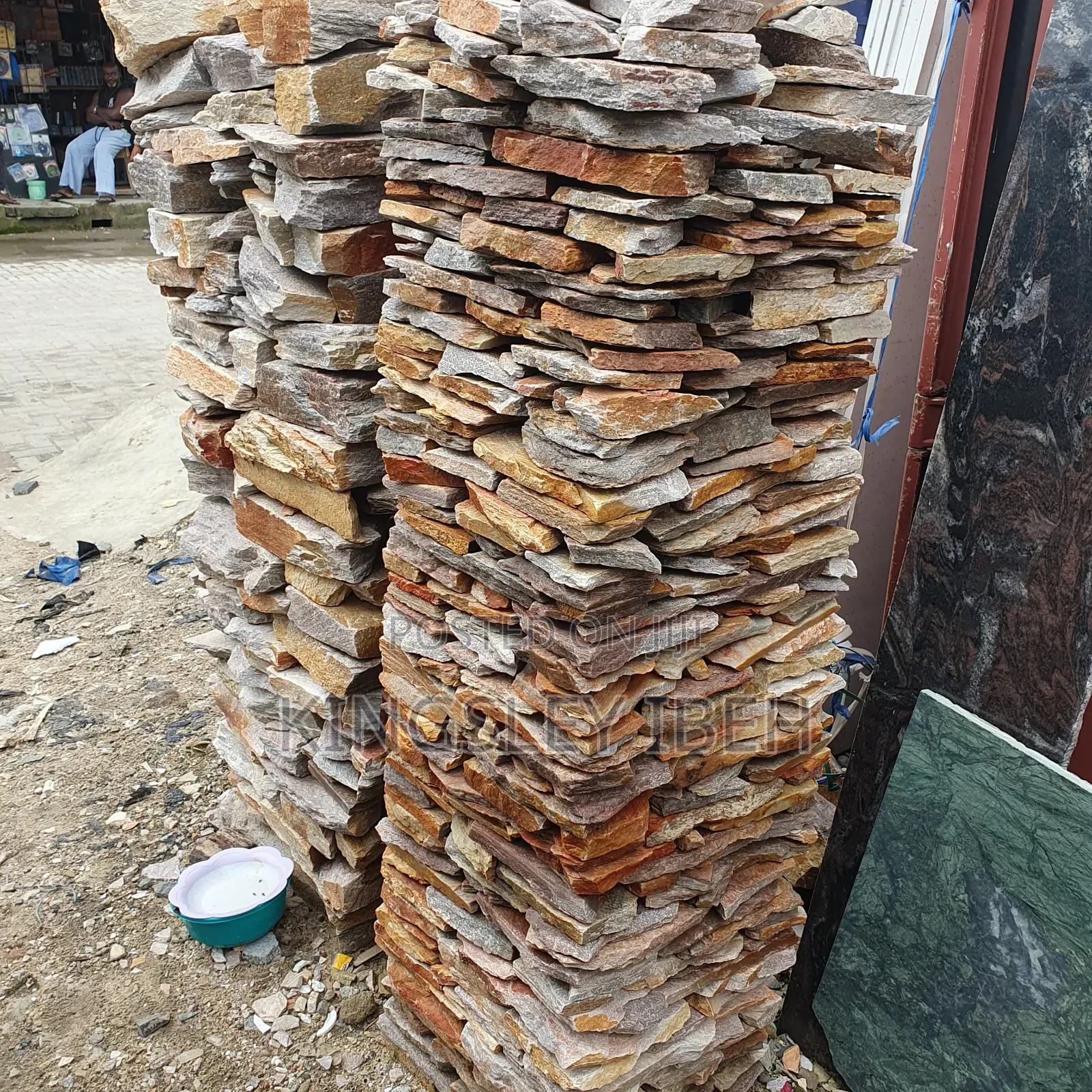 25 SQM a Palate of Cotonou Pebbles Stone
