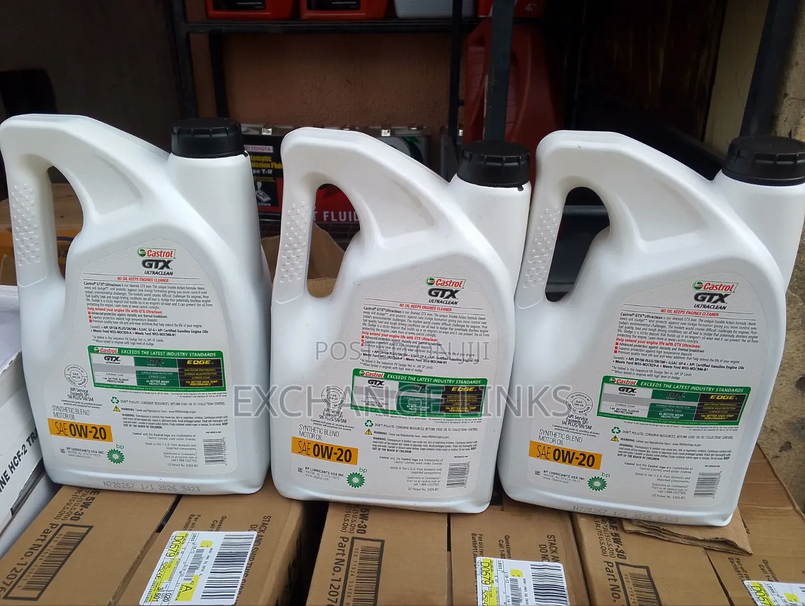 GTX Castrol Engine 0w-20 5l Fully Synthetic for Suvs