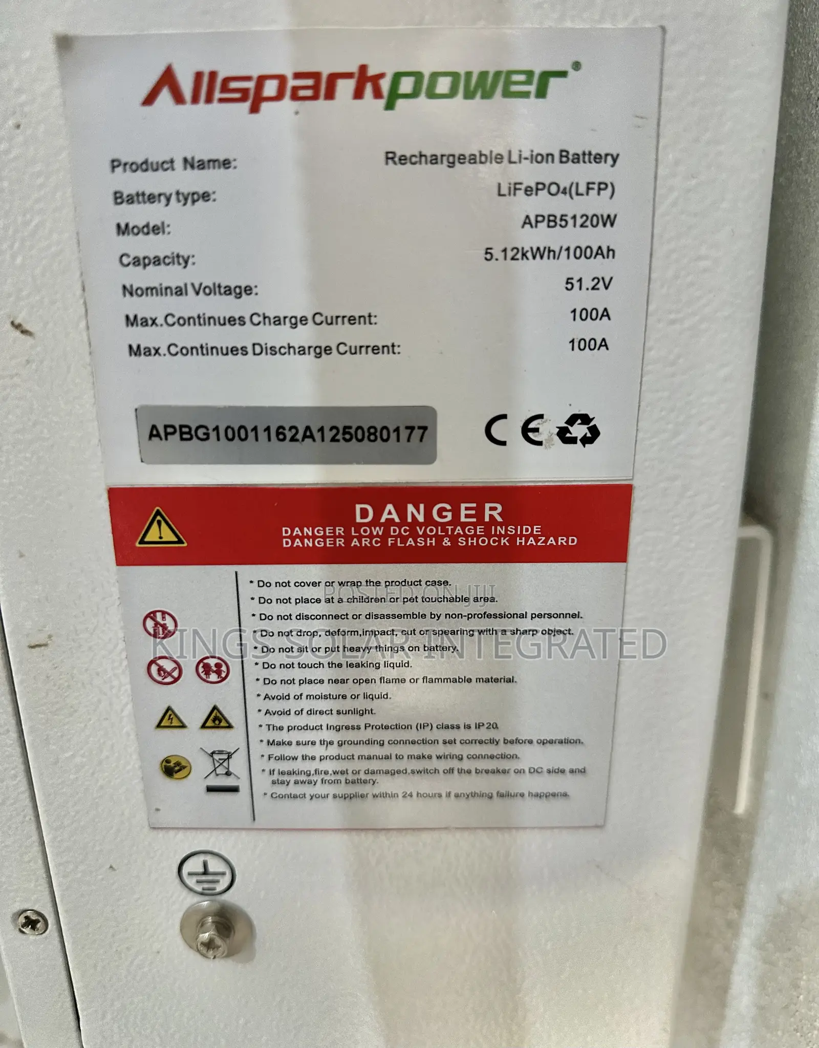 Spark Power Lithium Battery