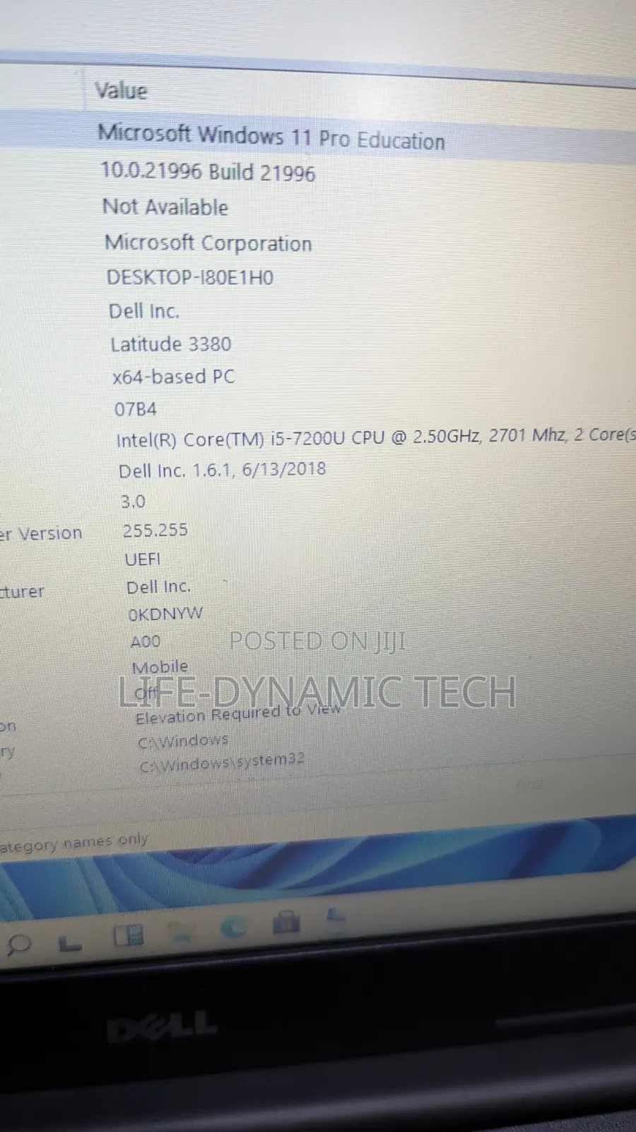 Laptop Dell Latitude 13 3380 8GB Intel Core i5 SSD 128GB