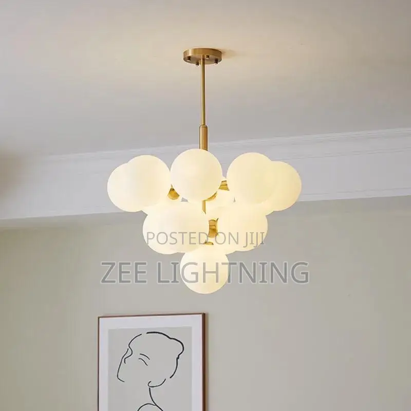 By 13 Glass Living Room Chandelier