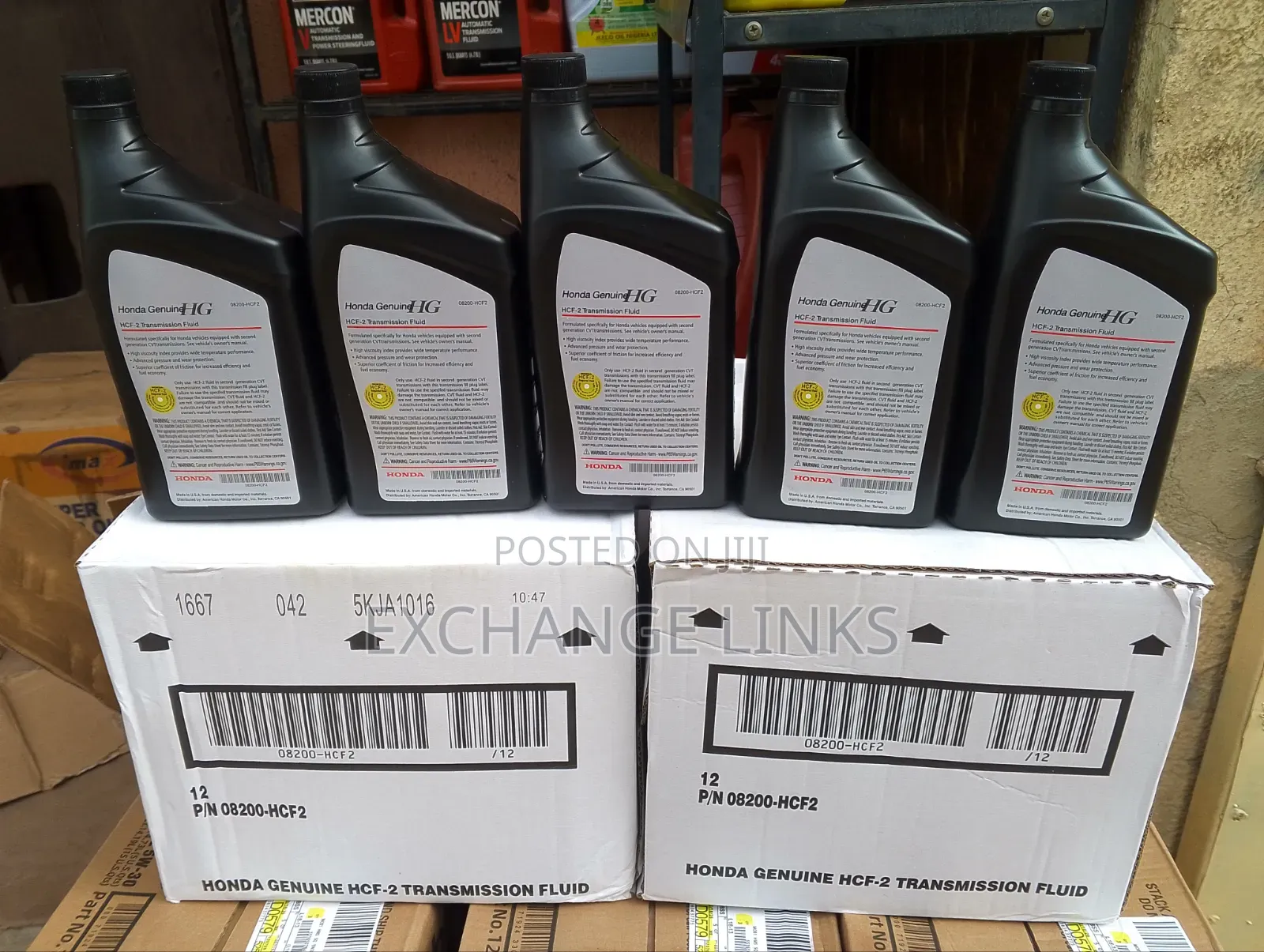 Gear Box Oil for Honda Cars HCF-2 1l CVT