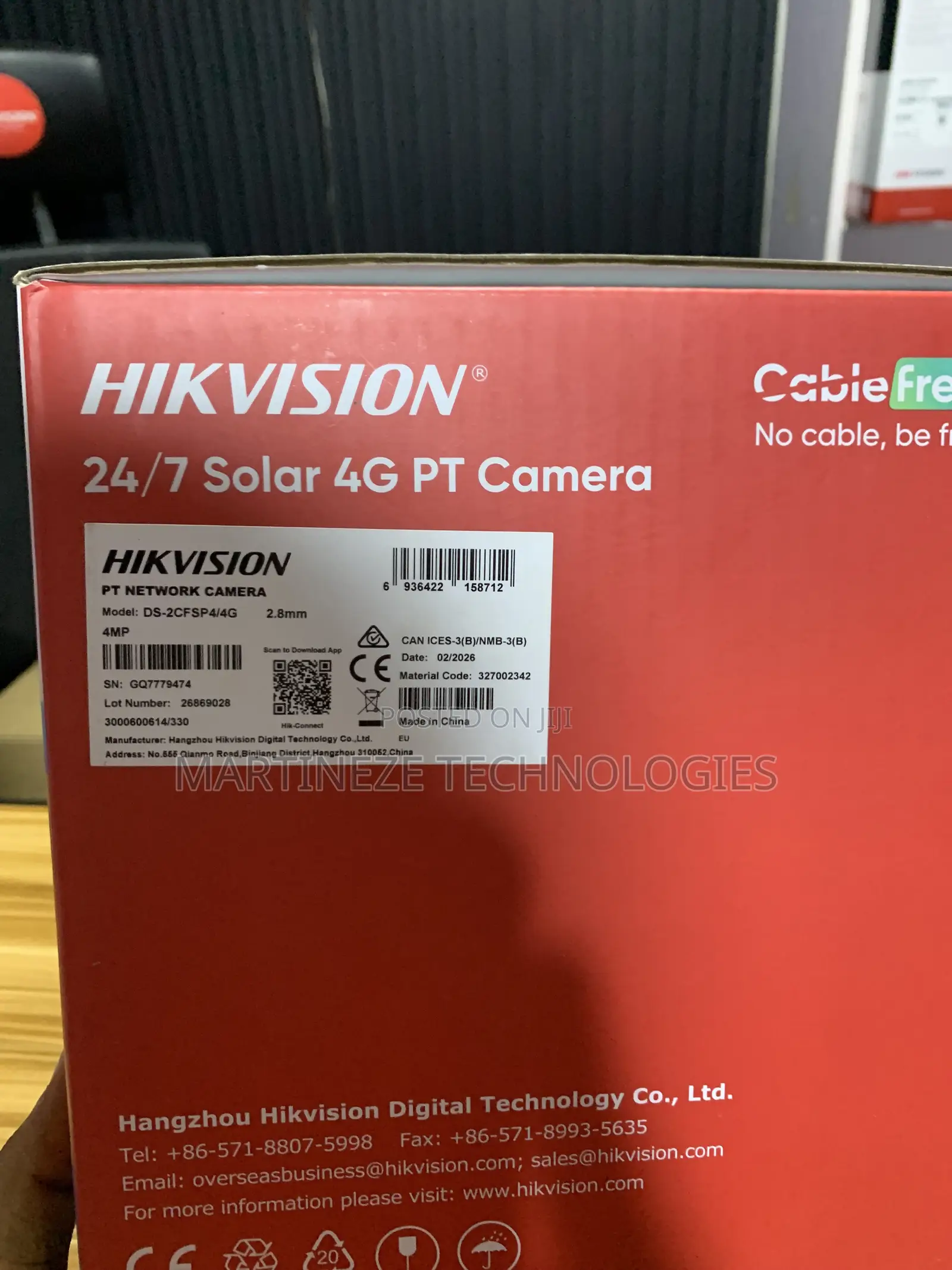 Hikvision Aov Solar 4g Pt Camera 4mp