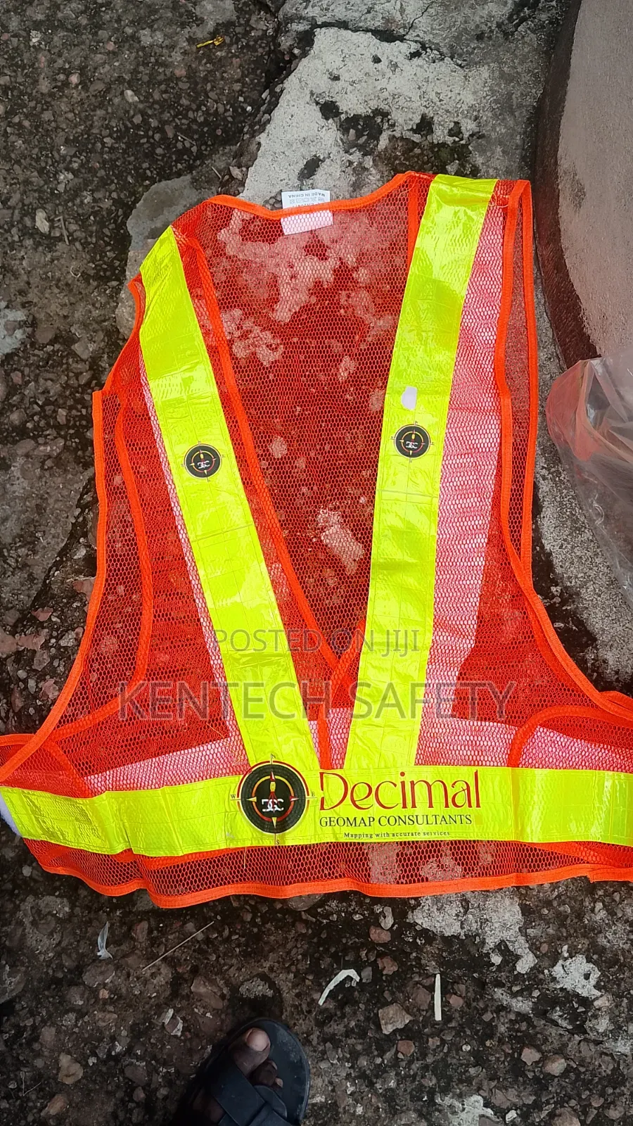 Building Materials Net Safety Reflective Jacket With Branding