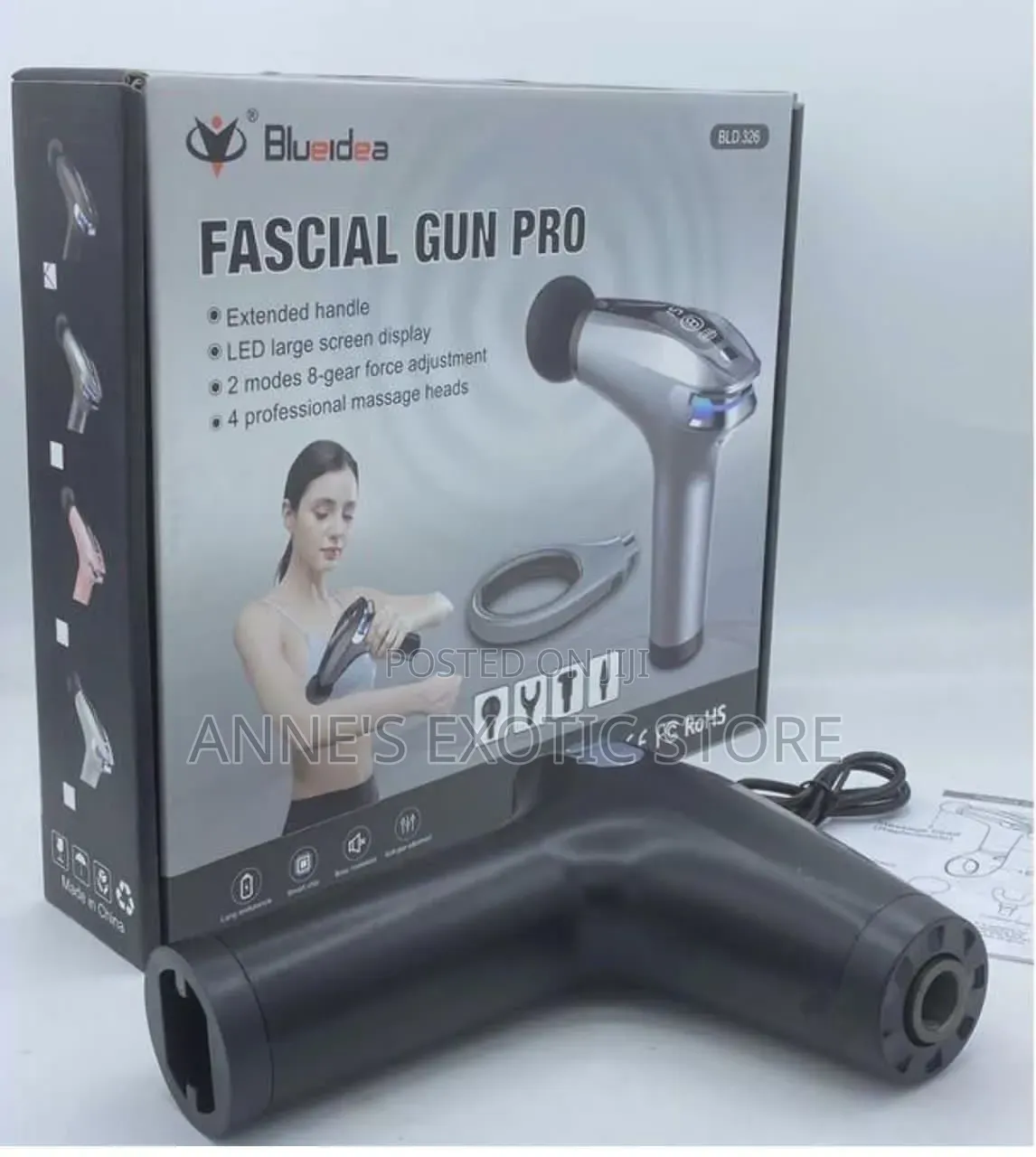 Fascial Gun Pro Massage Gun BLD-326 – Deep Tissue Percussion Massager