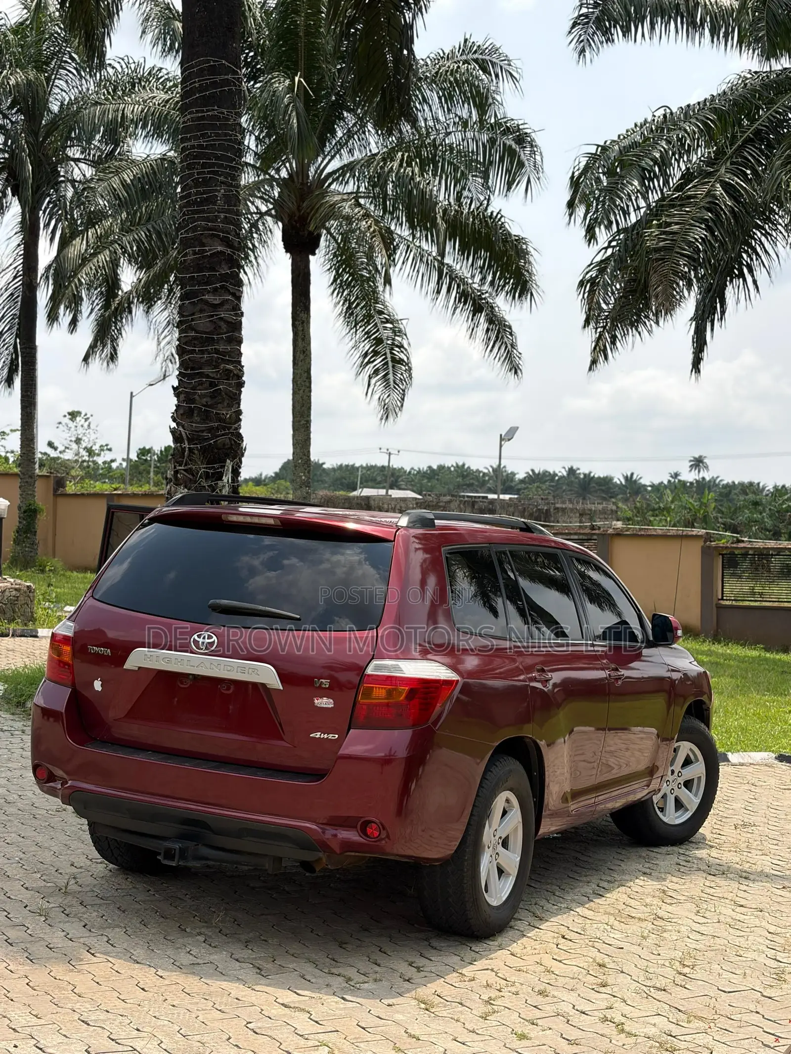 Toyota Highlander Sport 2008 Red