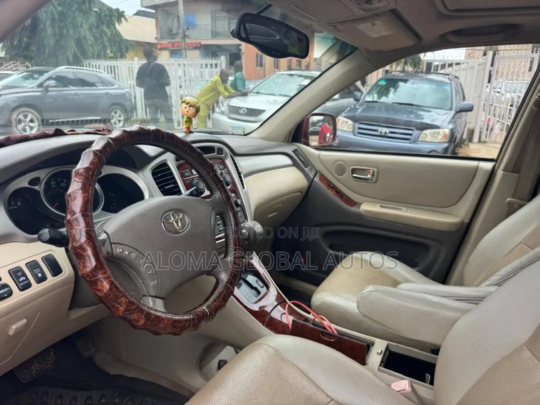 Toyota Highlander V6 2007 Red