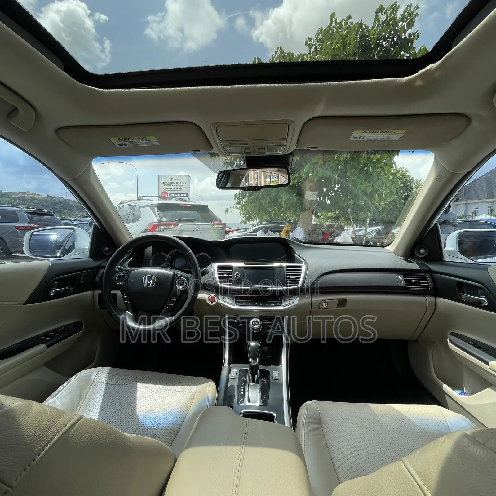 Honda Accord Touring V-6 4dr Sedan (3.5L 6cyl 6A) 2014 White