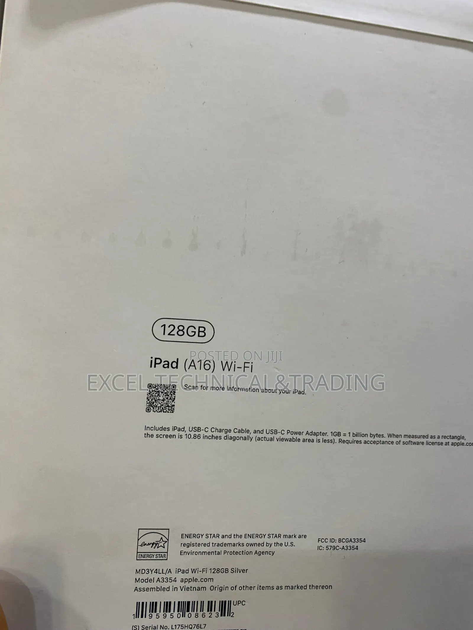 New Apple iPad (2025) 128 GB Silver
