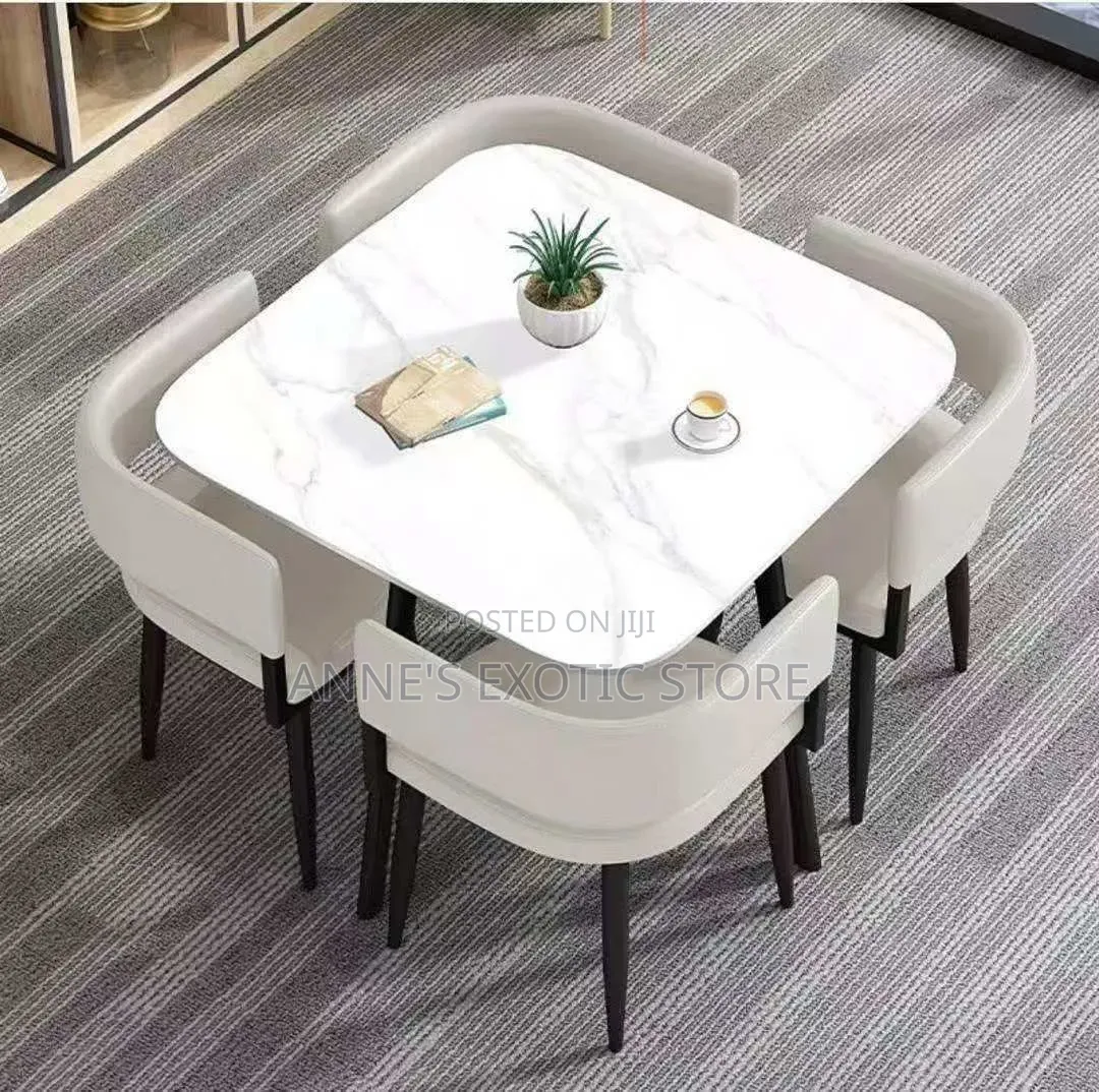 Cube Elite 4-Seater Space-Saving Dining
Table Set With Chairs