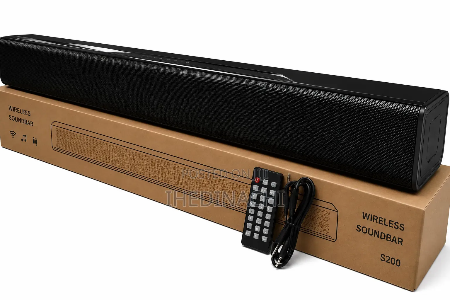 32 Inches Hifi Wireless TV Soundbar Speaker With Deep Bass
