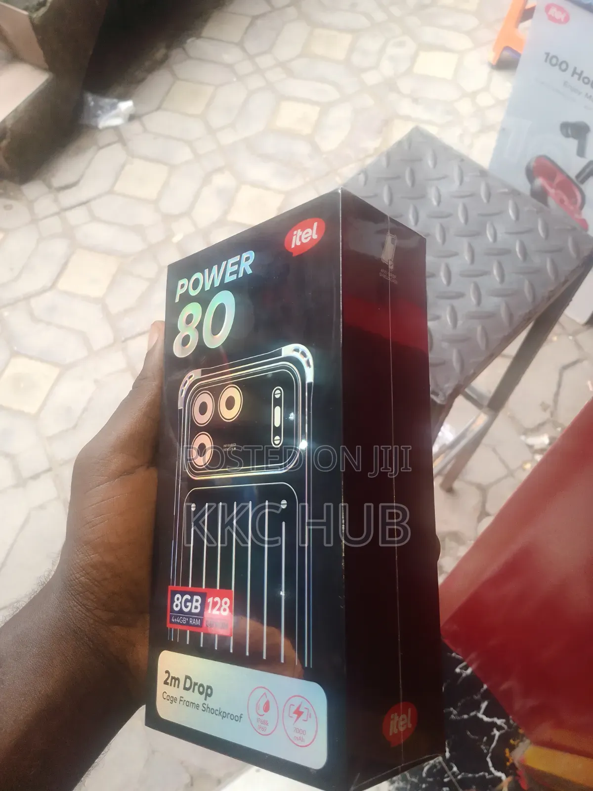 New Itel Power 70 128 GB Black