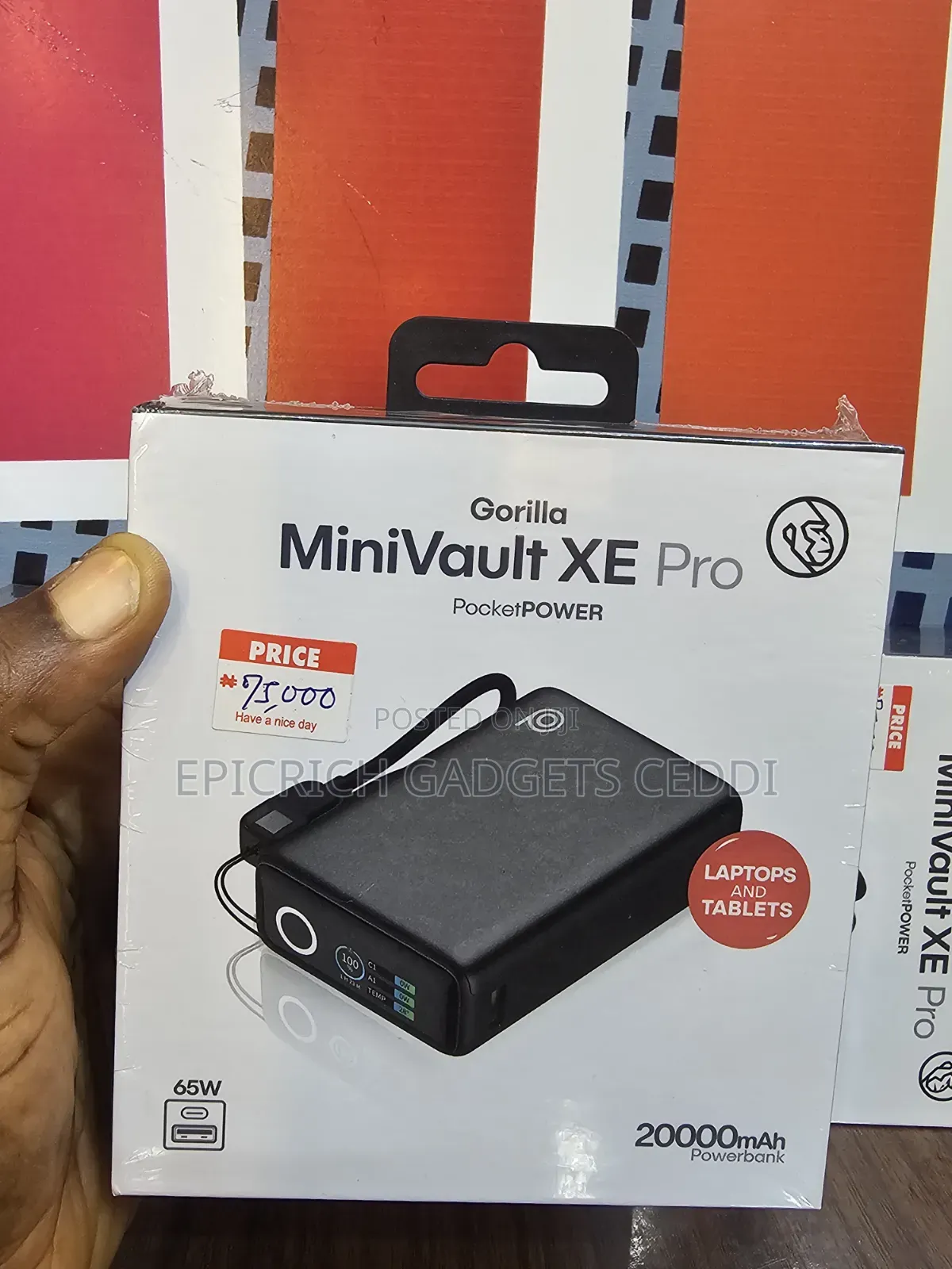 Digifon Mini Vault 20,000mah 65w Laptop and Phone Portable Powerbank