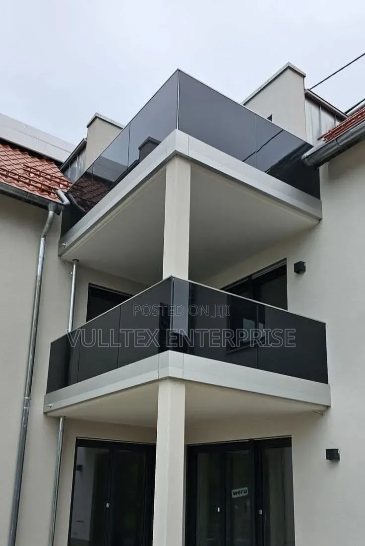 Full Tinted Balcony Glass Rail