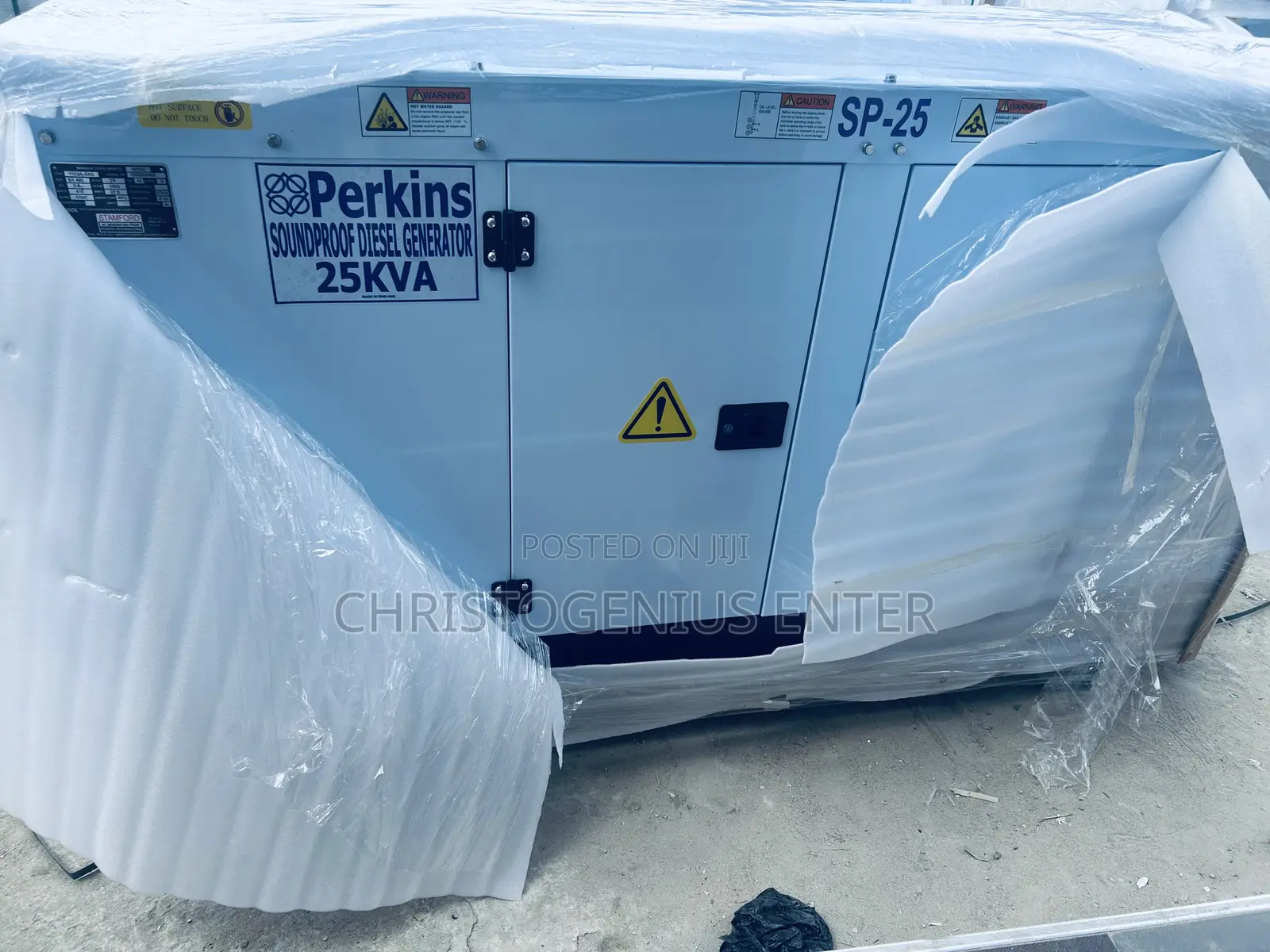 Perkins Generators Set 25kva Soundproof (Brand New )