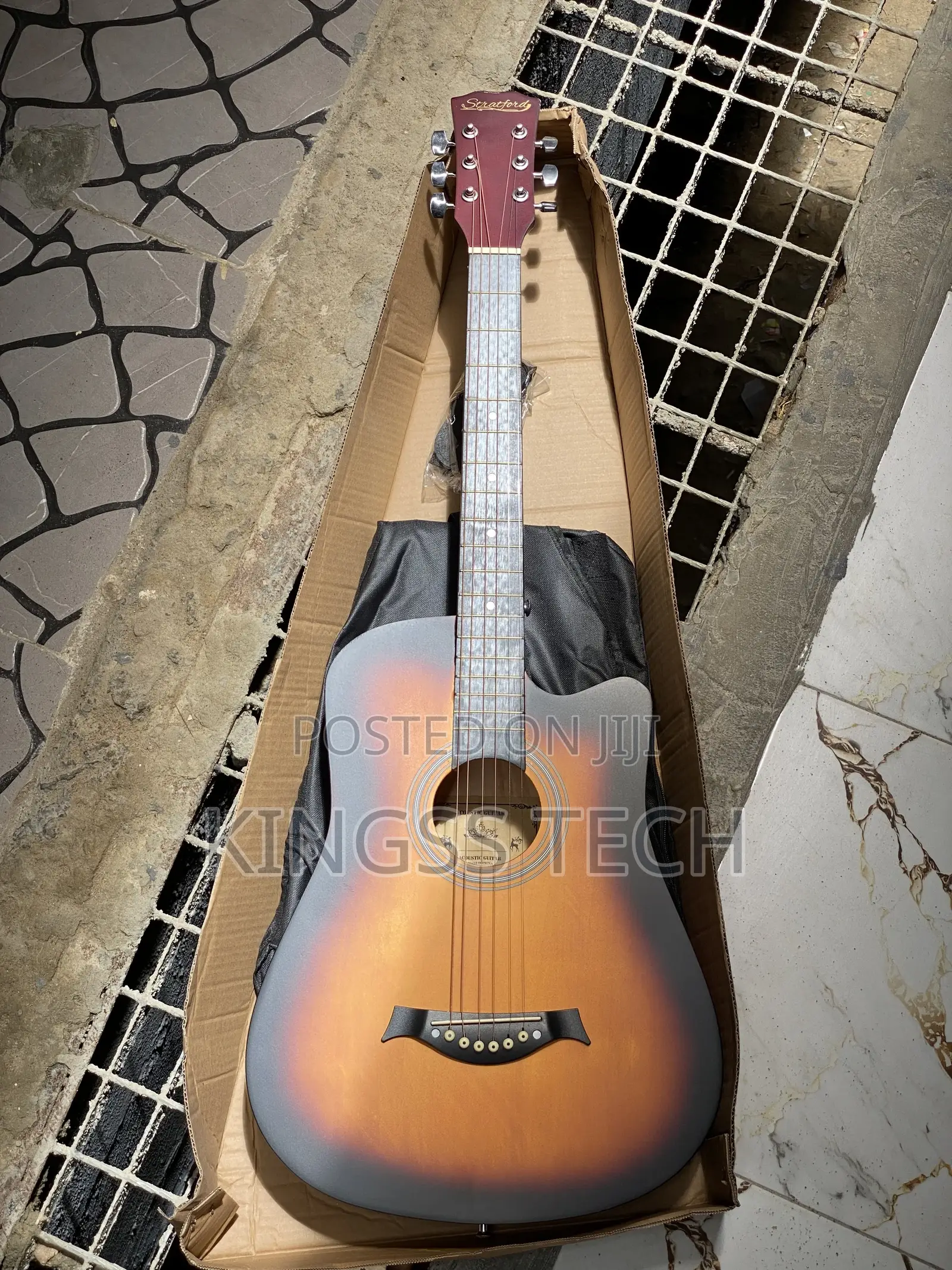 Acoustic Box Guitar 38” Inch Leaning Guitar