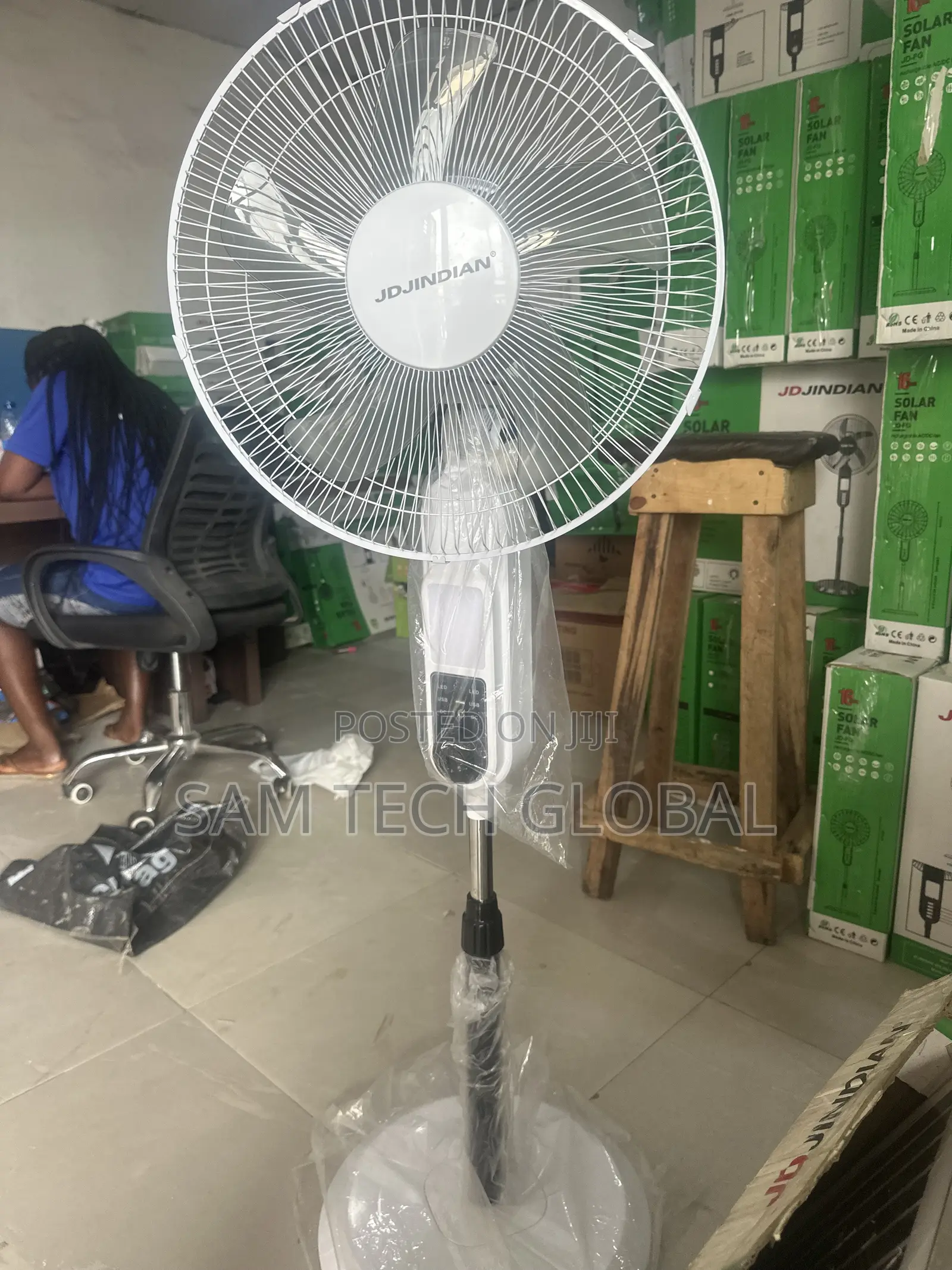 Jdjindian 16" Solar Fan
