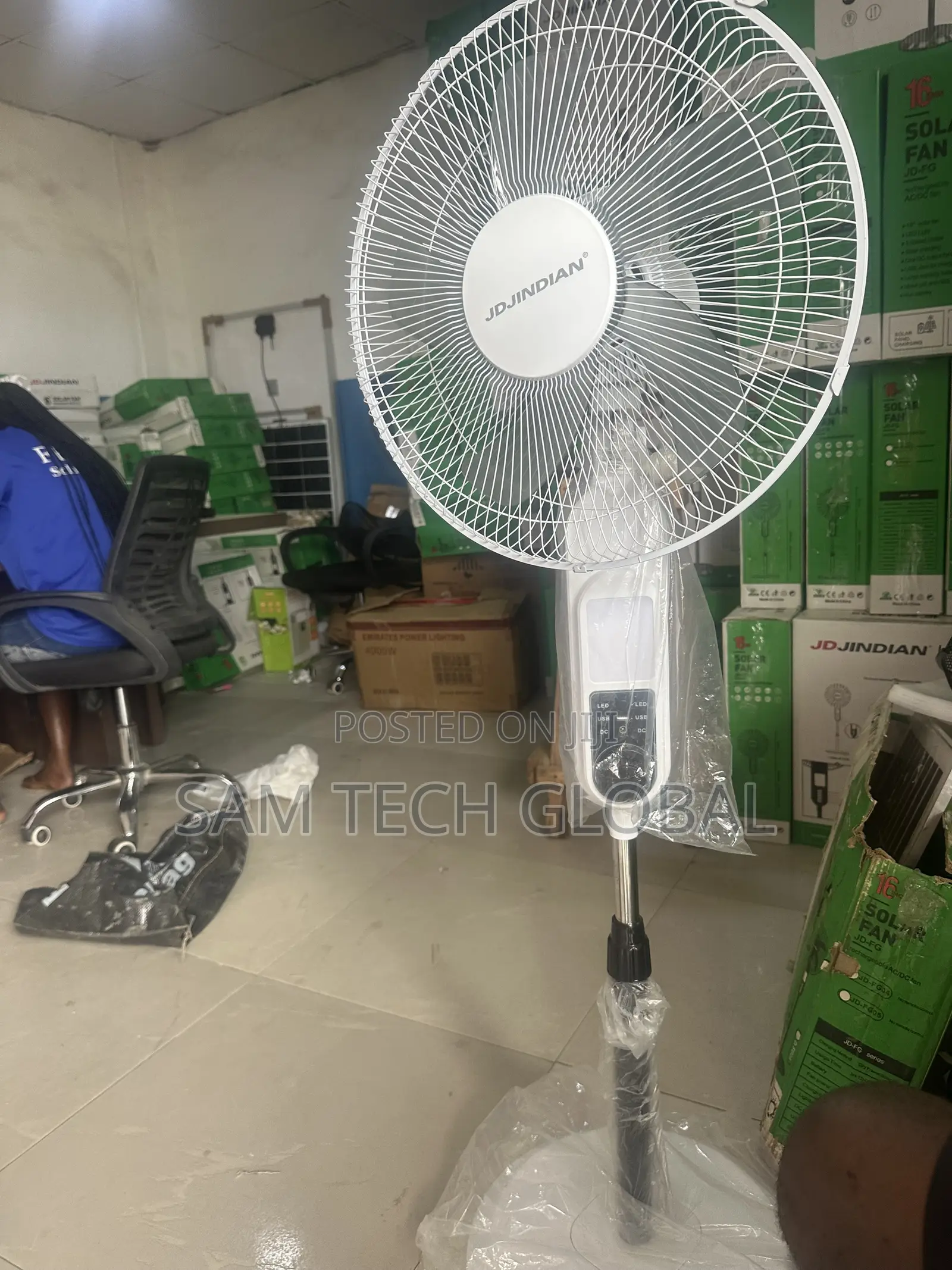 Jdjindian 16" Solar Fan