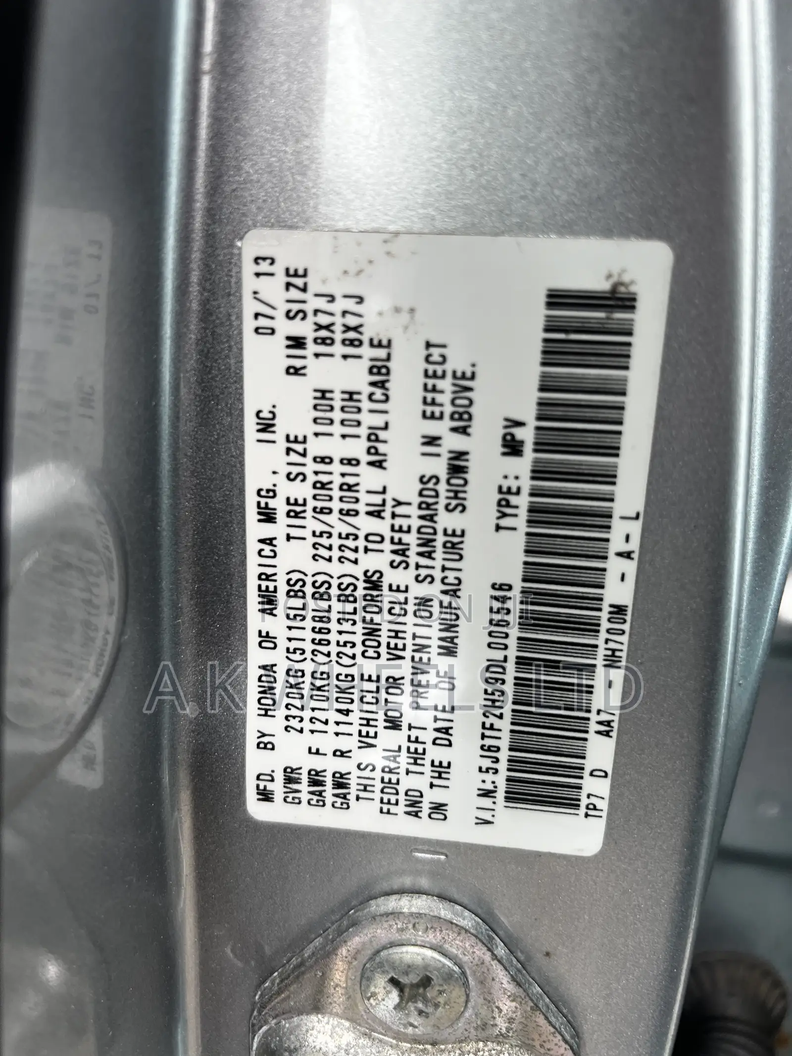 Honda Accord Crosstour EX-L w/Navigation AWD 2013 Silver