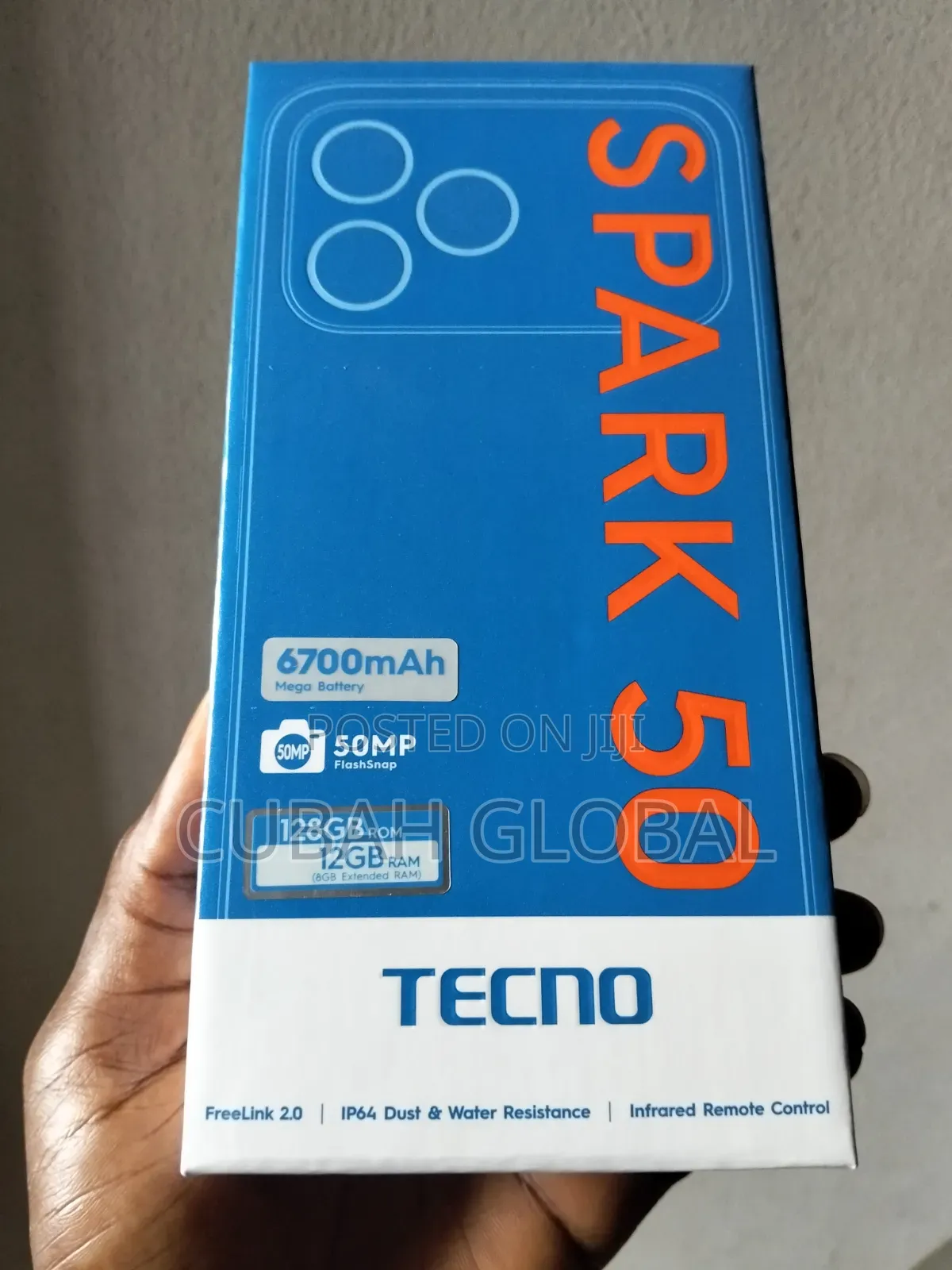 New Tecno Spark 50 128 GB Silver