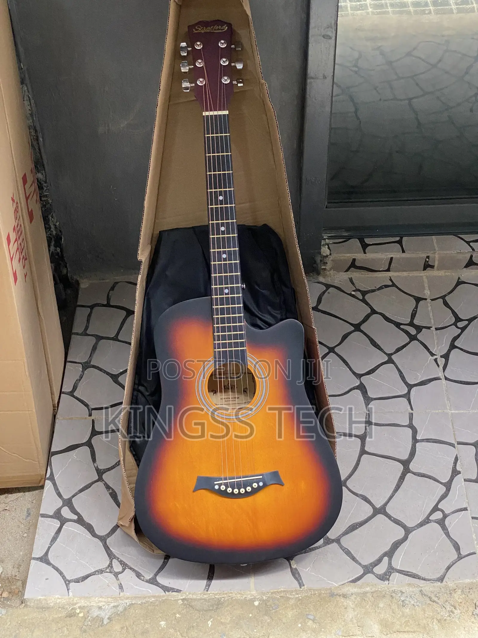 Acoustic Box Guitar 38” Inch Leaning Guitar