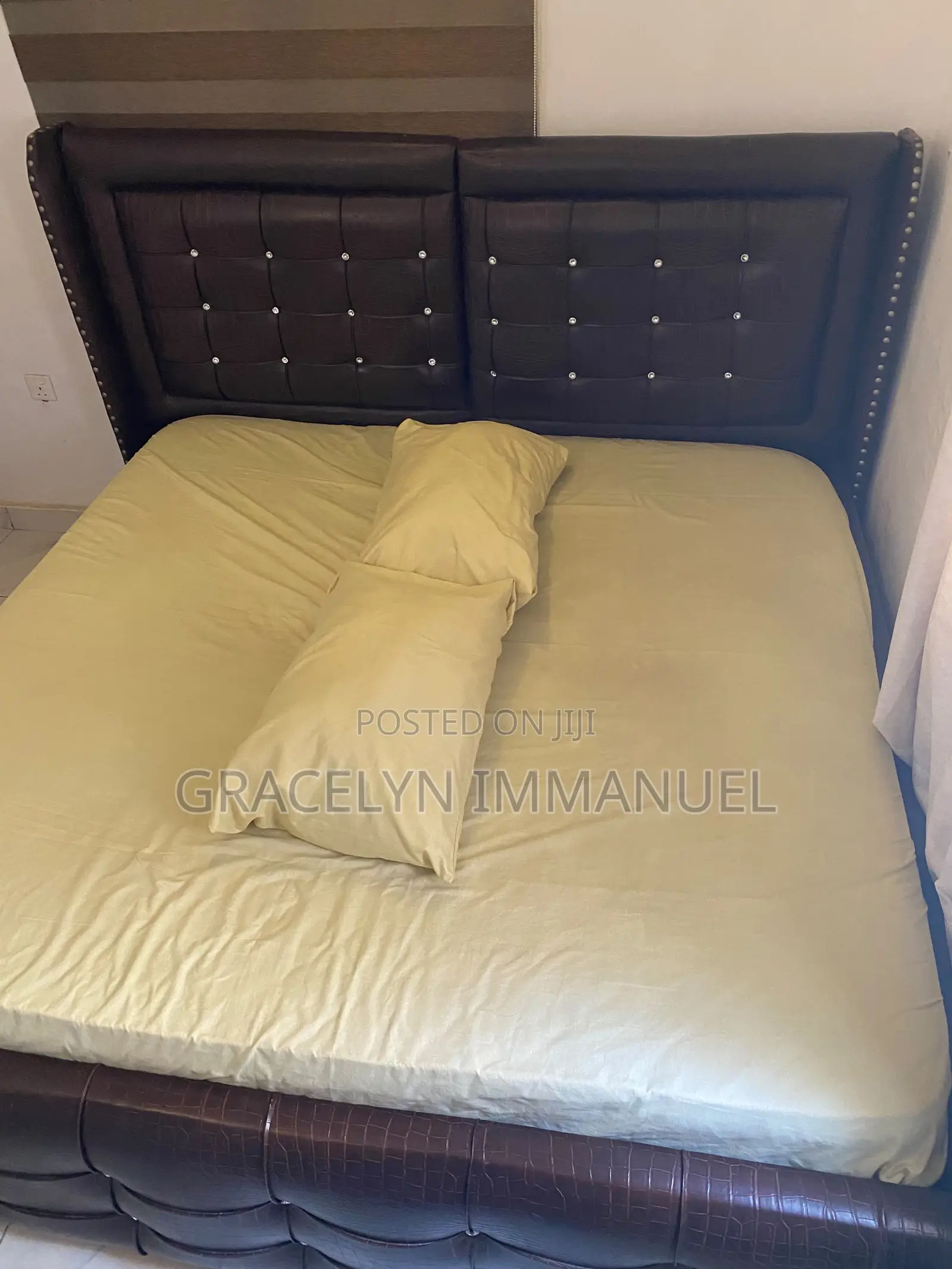 Luxury Upholstered Bed Frame – Neatly Used