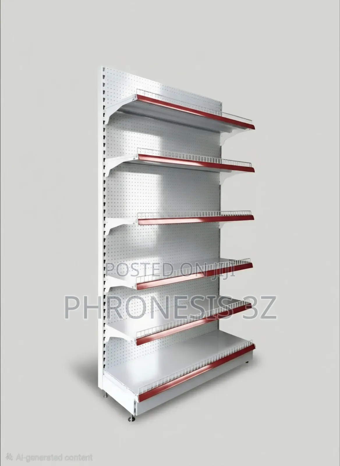 4ft Heavy Duty Supermarket Shelf (6 Steps)