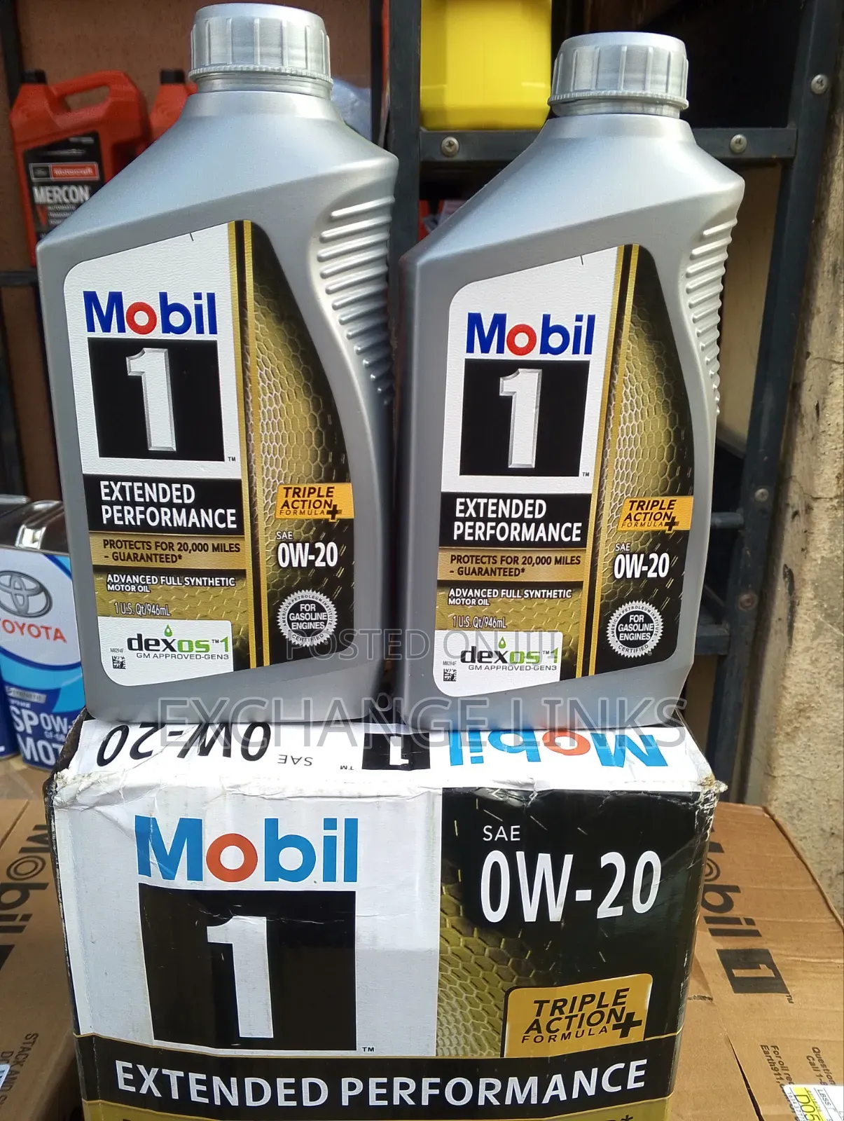 1 Liter Mobil 1 0w-20 1l