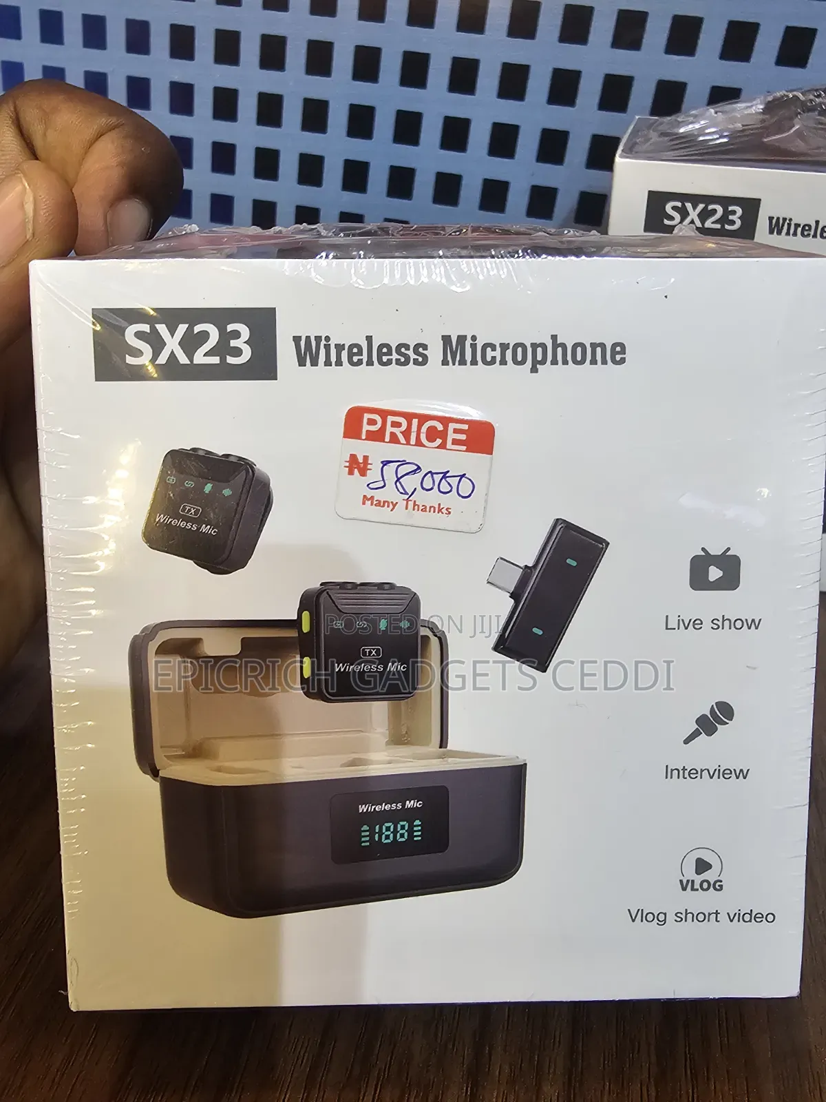 Sx23 Wireless Microphone With Noise Reduction
