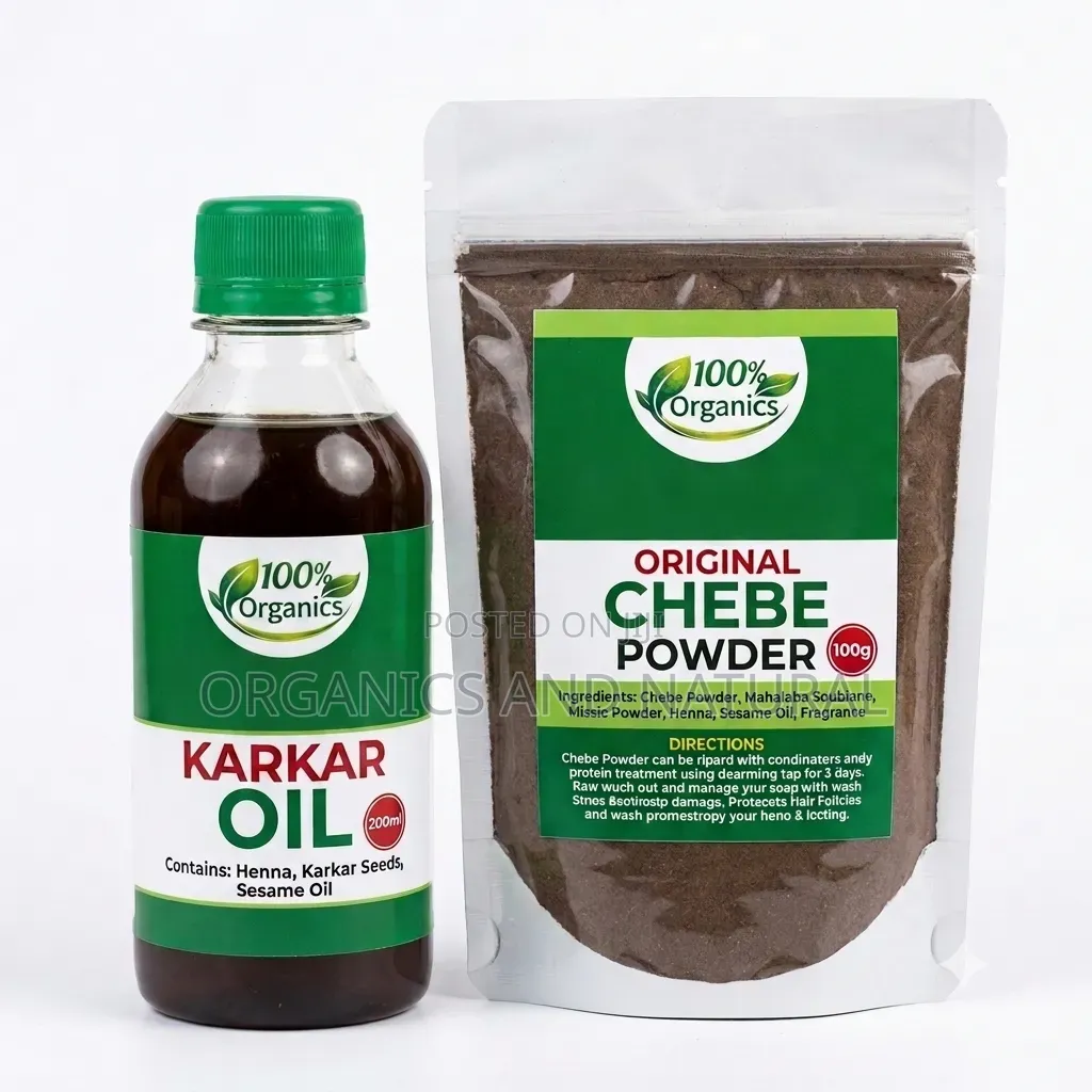 Authentic Chebe Powder and Karkar Oil Direct From Chad