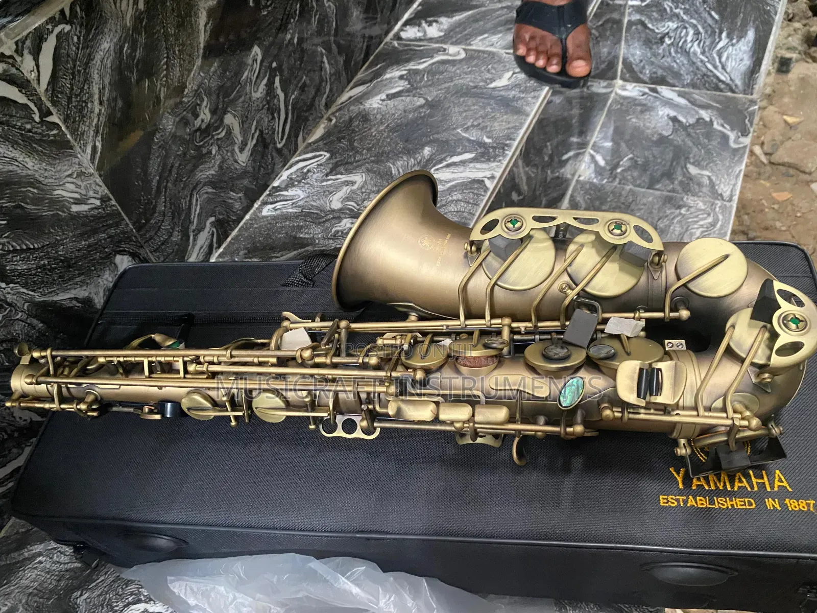 Bronze Yamaha Alto Saxophone