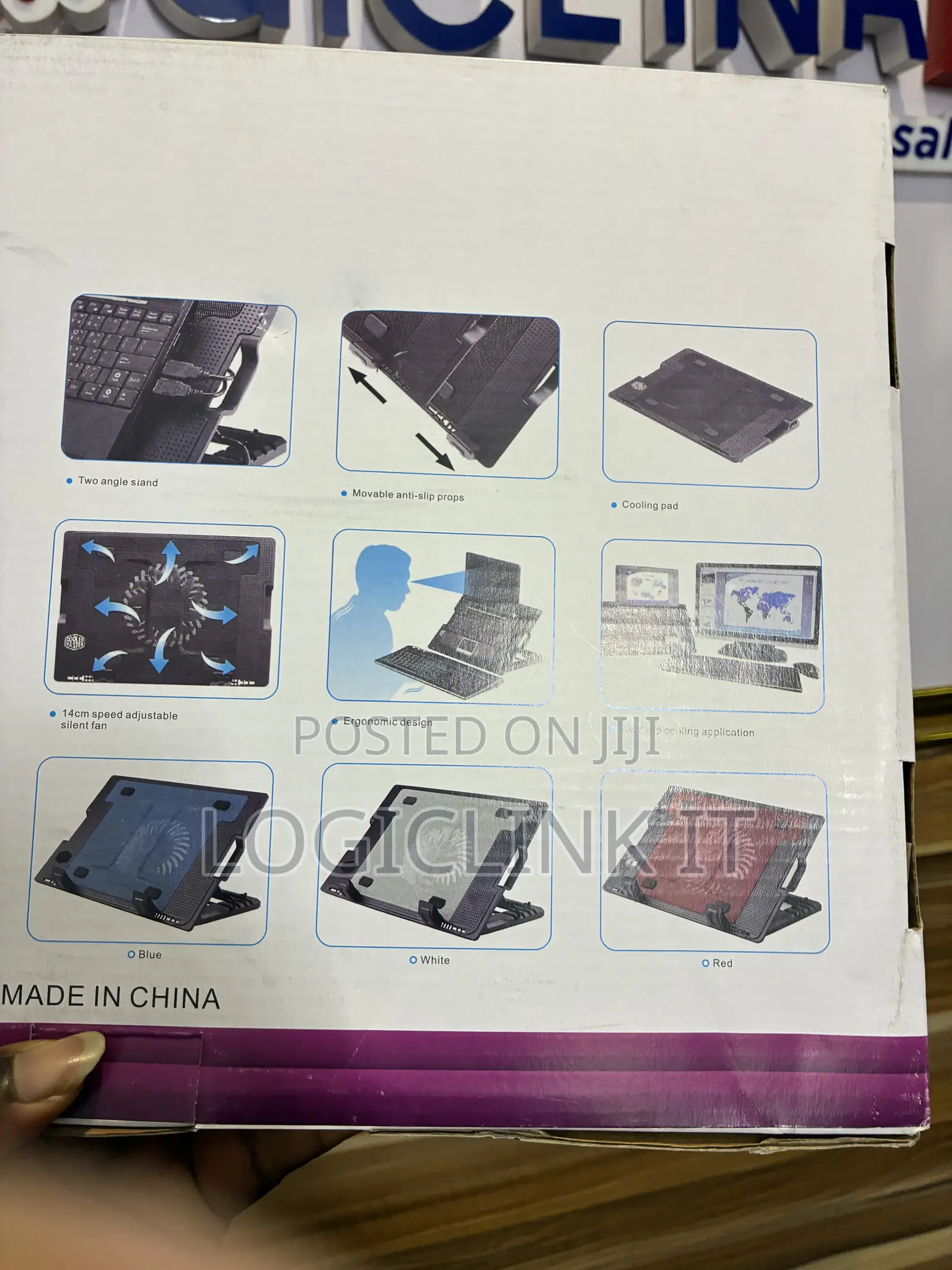Laptop Cooling Fan Stand