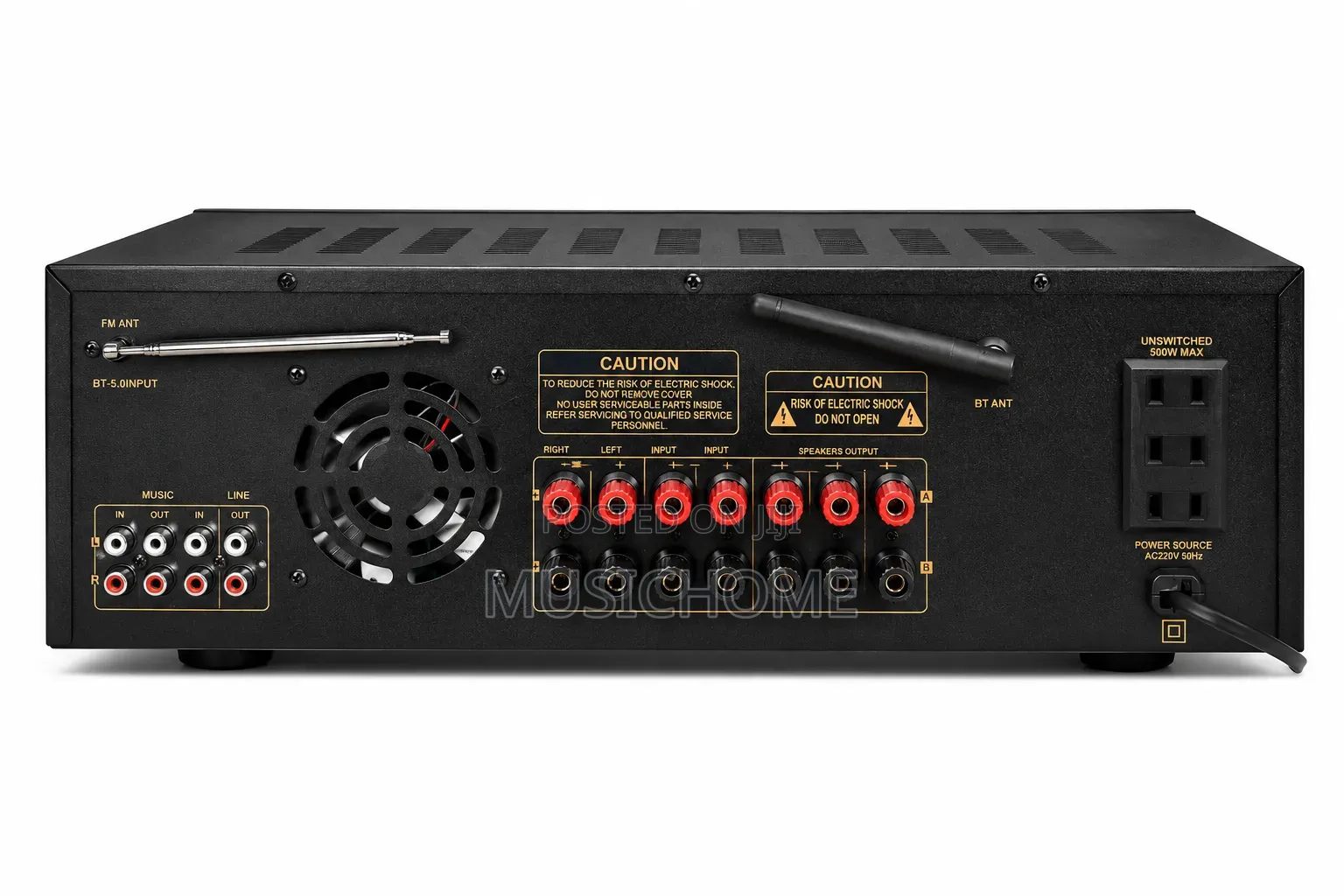 Bluetooth Amplifier With 8 Wall Speakers