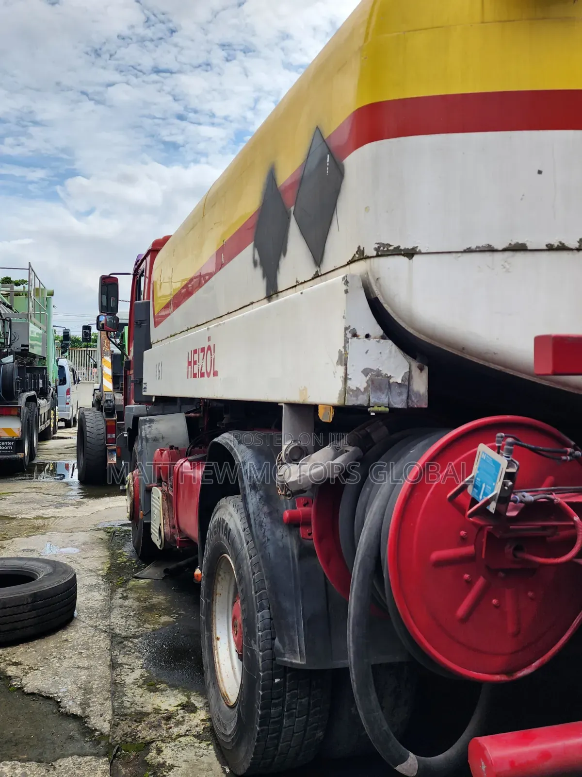 Foreign Used Man Diesel Diesel Tanker Truck