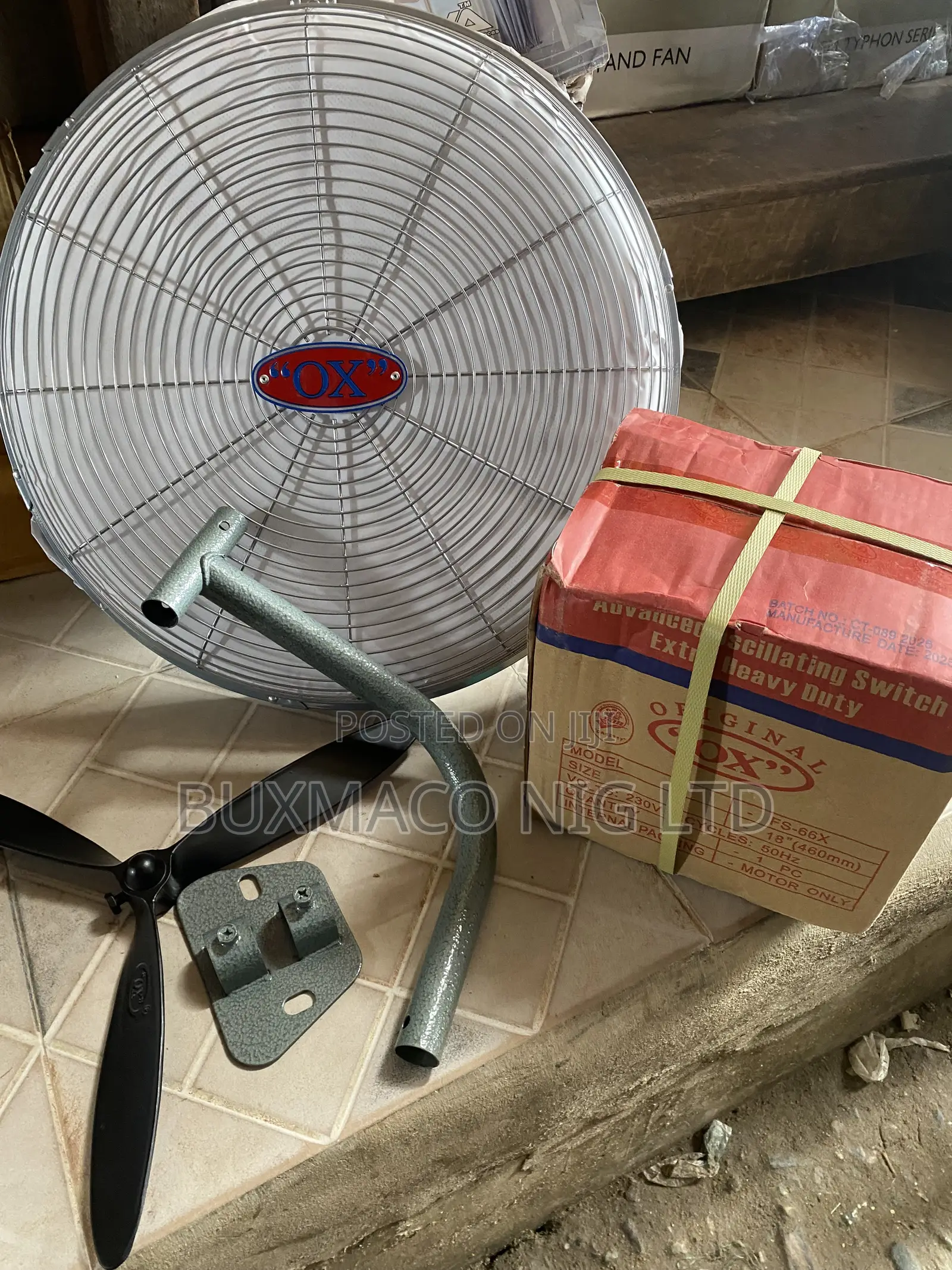 Ox Fan 18 Inches Industrial Wall Fan