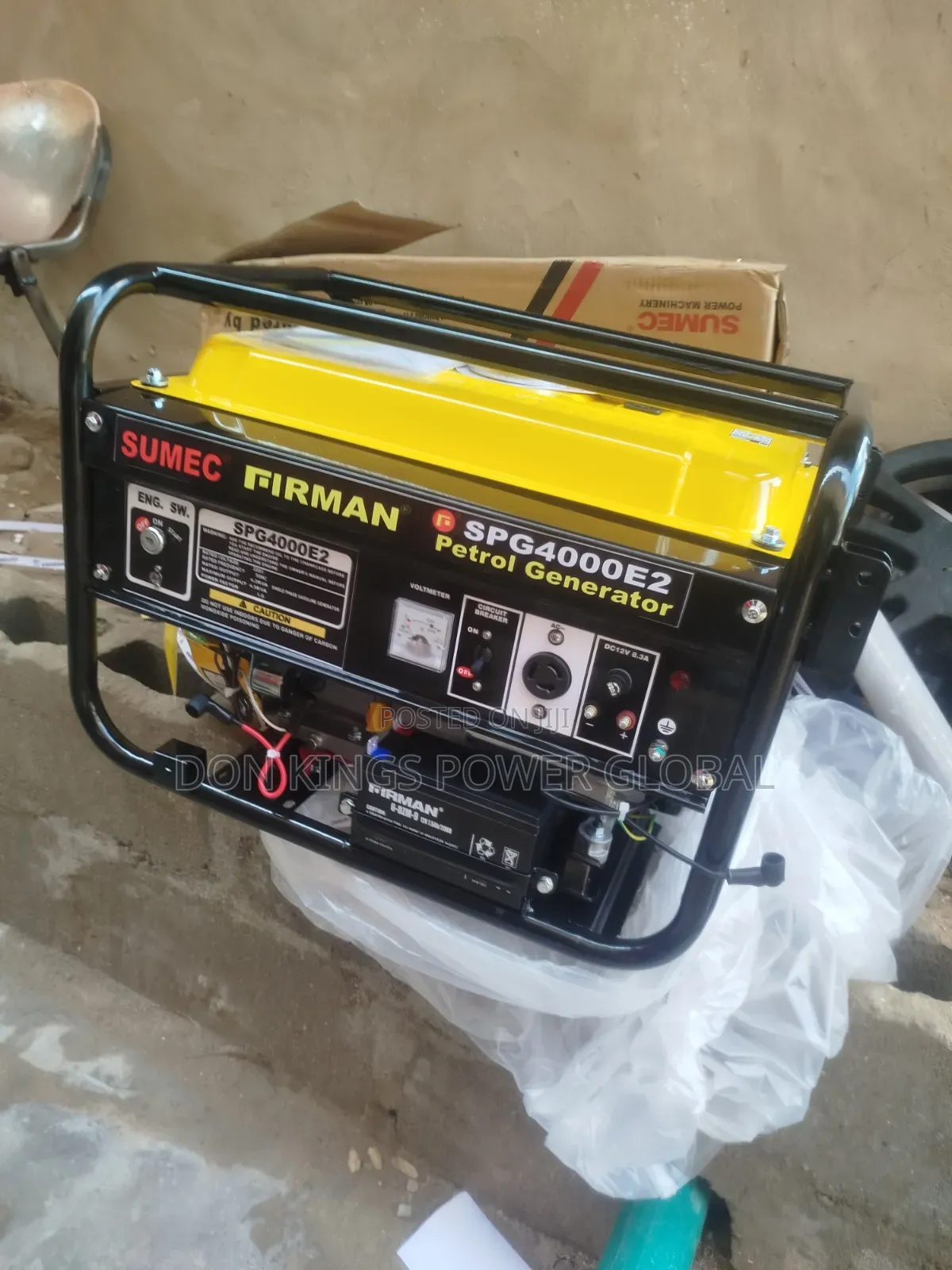 Sumac Firman Spg4000 4.5kva Heavy-Duty Generator for Home and Business