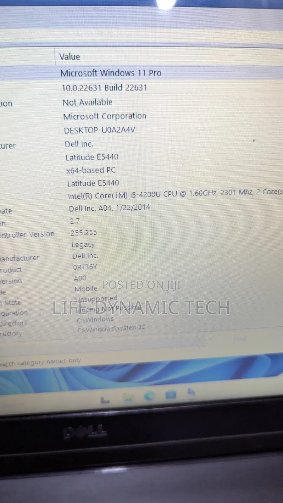 Laptop Dell Latitude E5440 8GB Intel Core i5 HDD 500GB