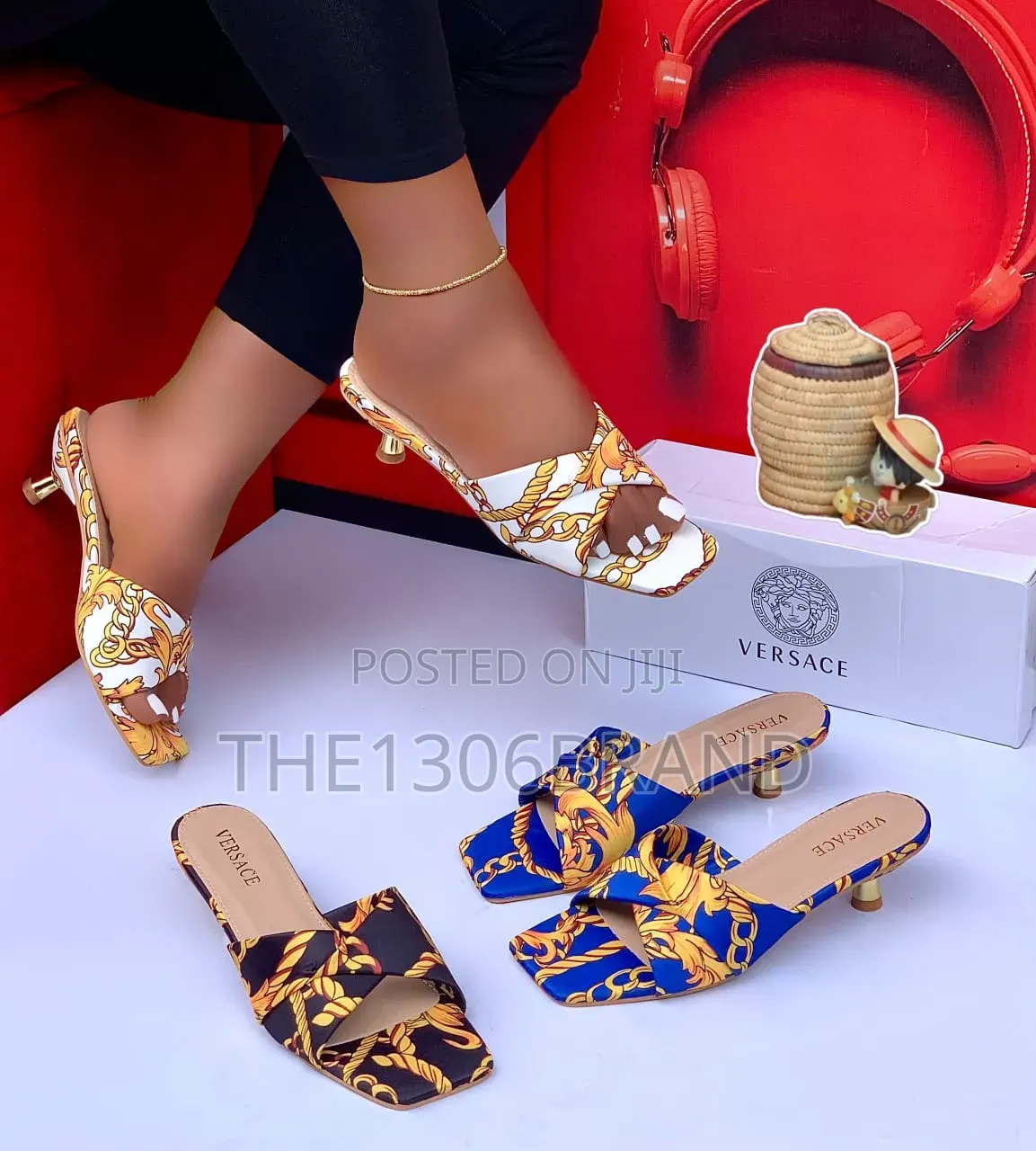 Vintage Elegant Low Heel Slippers