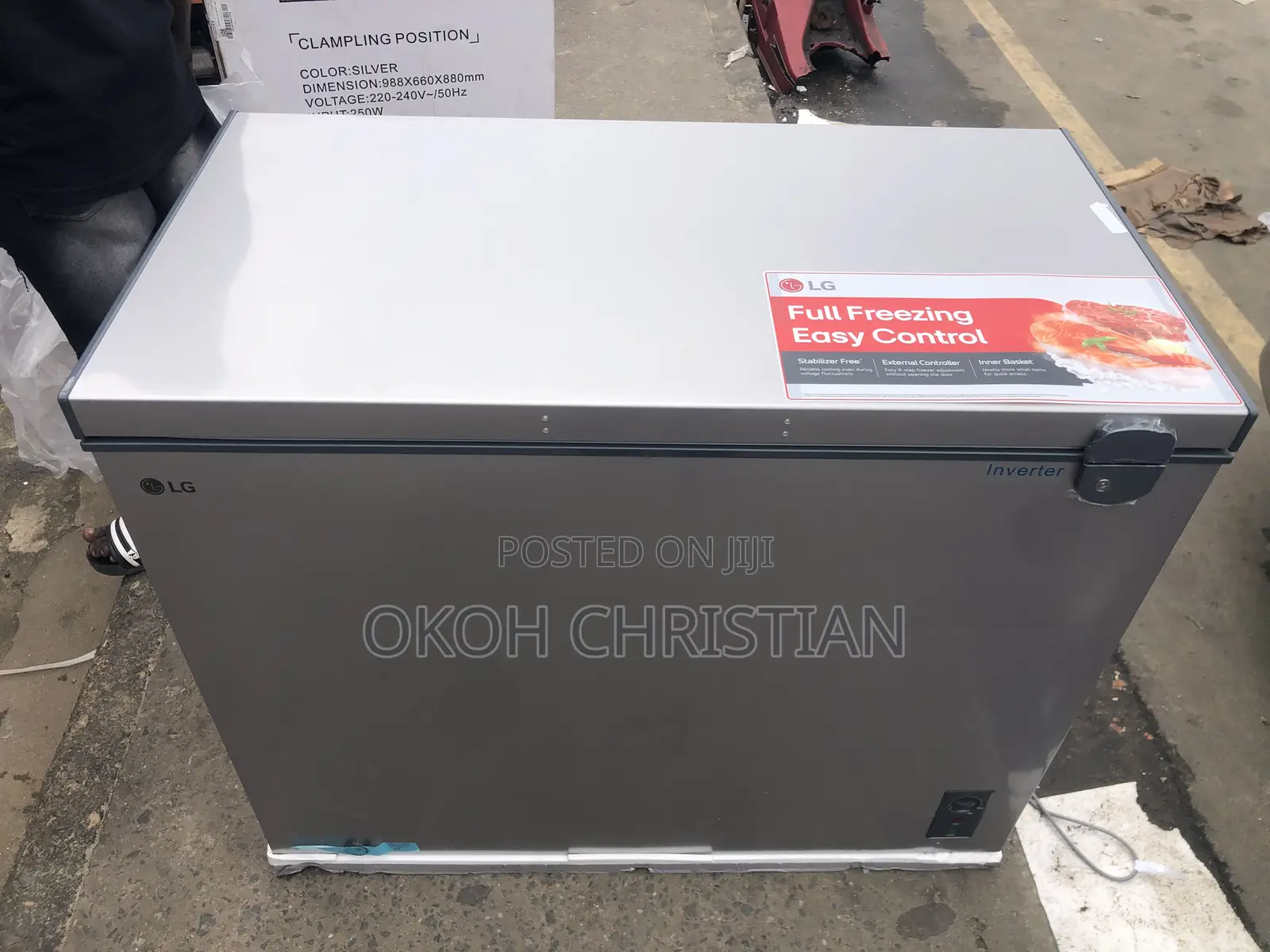Lg 300 Liters Inverter Deep Freezer
