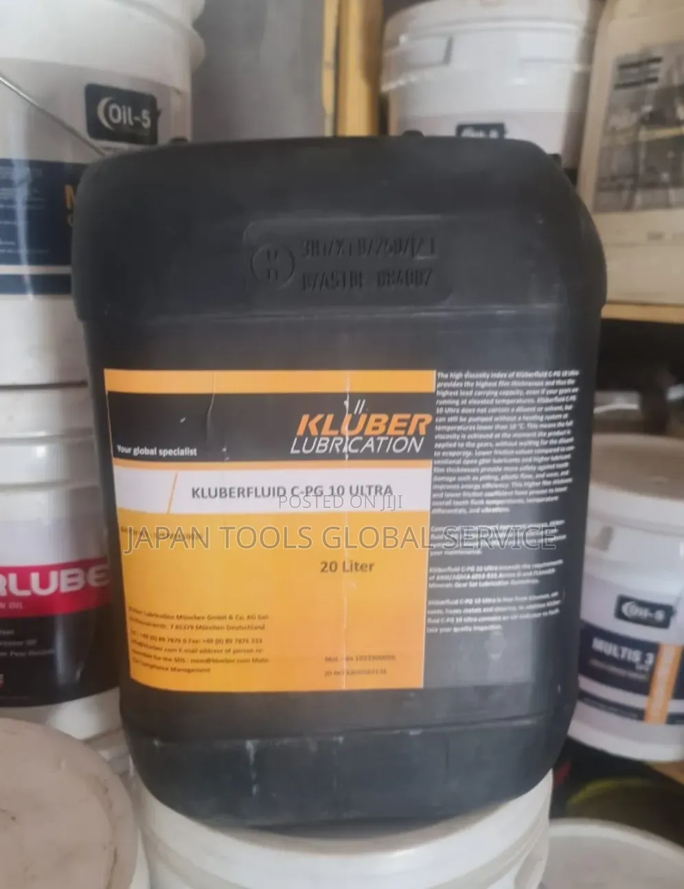 Kluber Lubrication Kluberfluid C-Pg 10 Ultra (20litre)