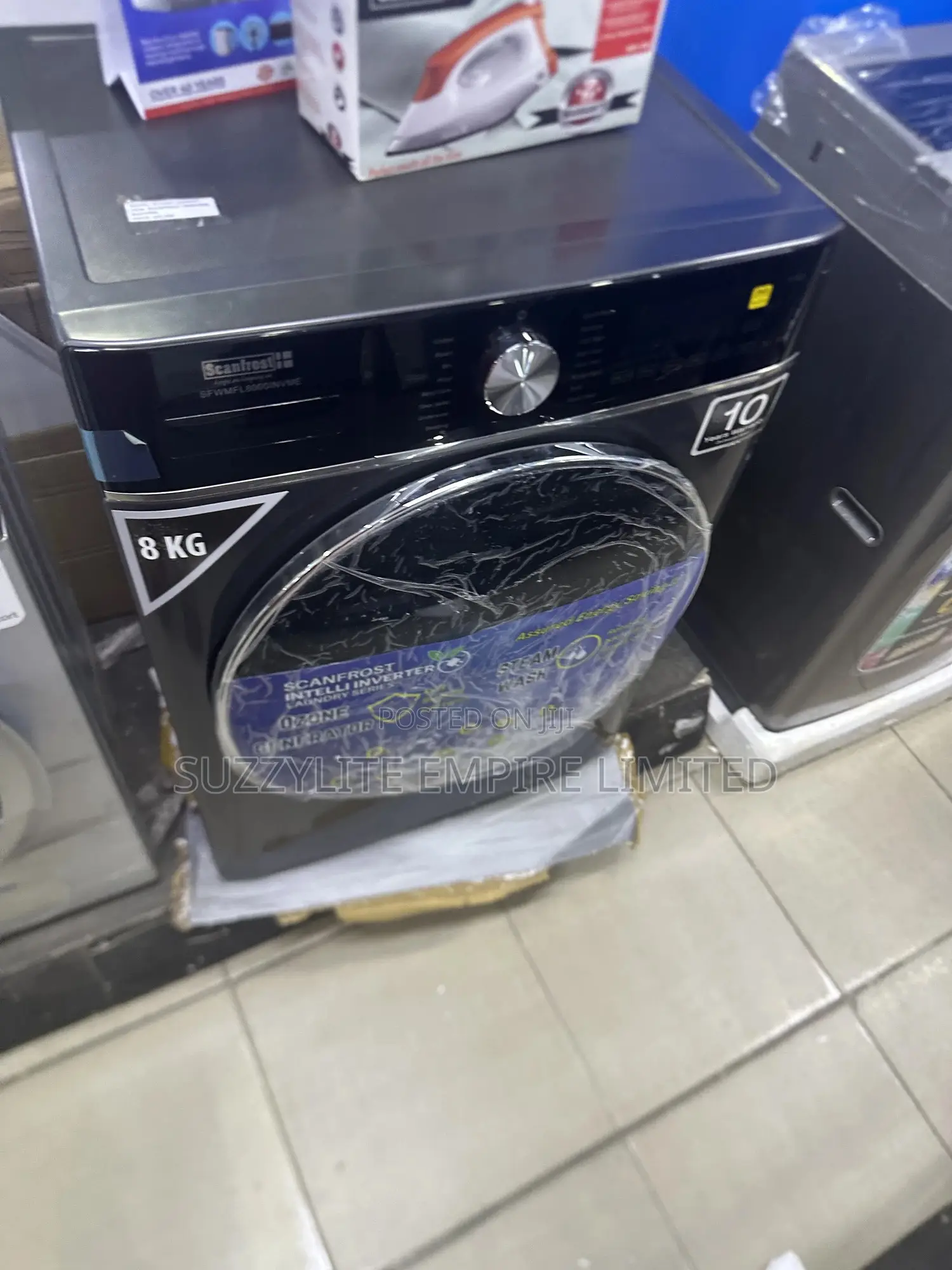 Scanfrost 8kg Washing Machine Wash and Spin Energy Saving