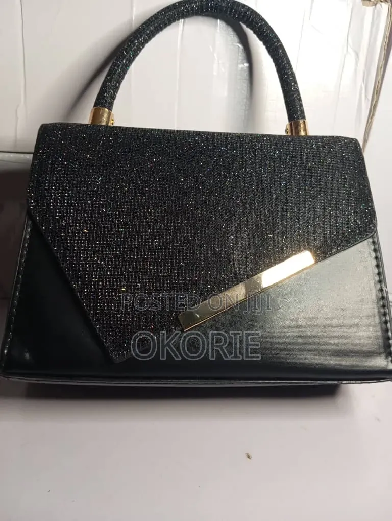 Luxury Women's Rhinestone Top Handle Handbag With Adjustable Strap