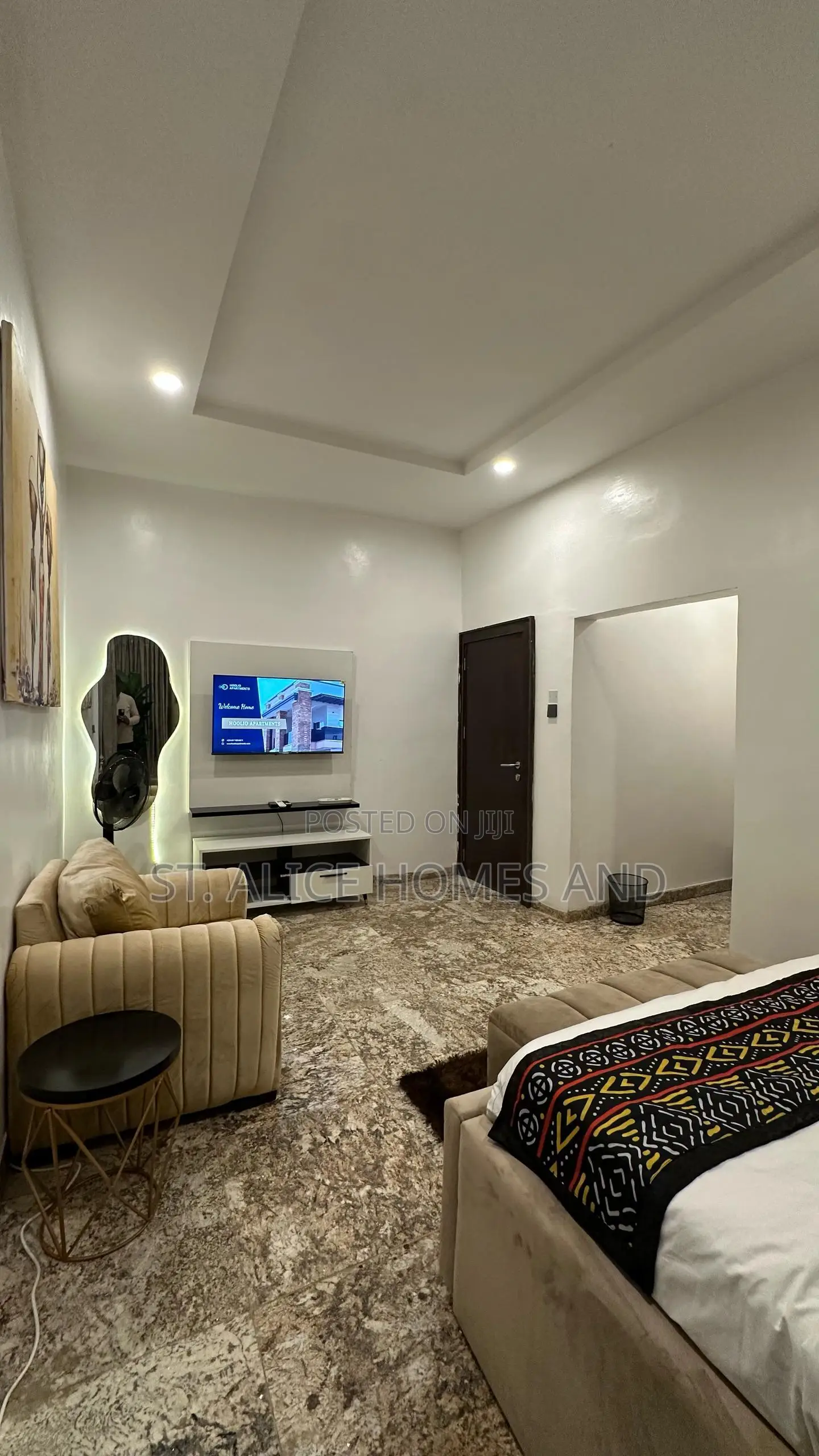 Hoolio_apartment One Bedroom Apartment 101, Mabushi, Abuja