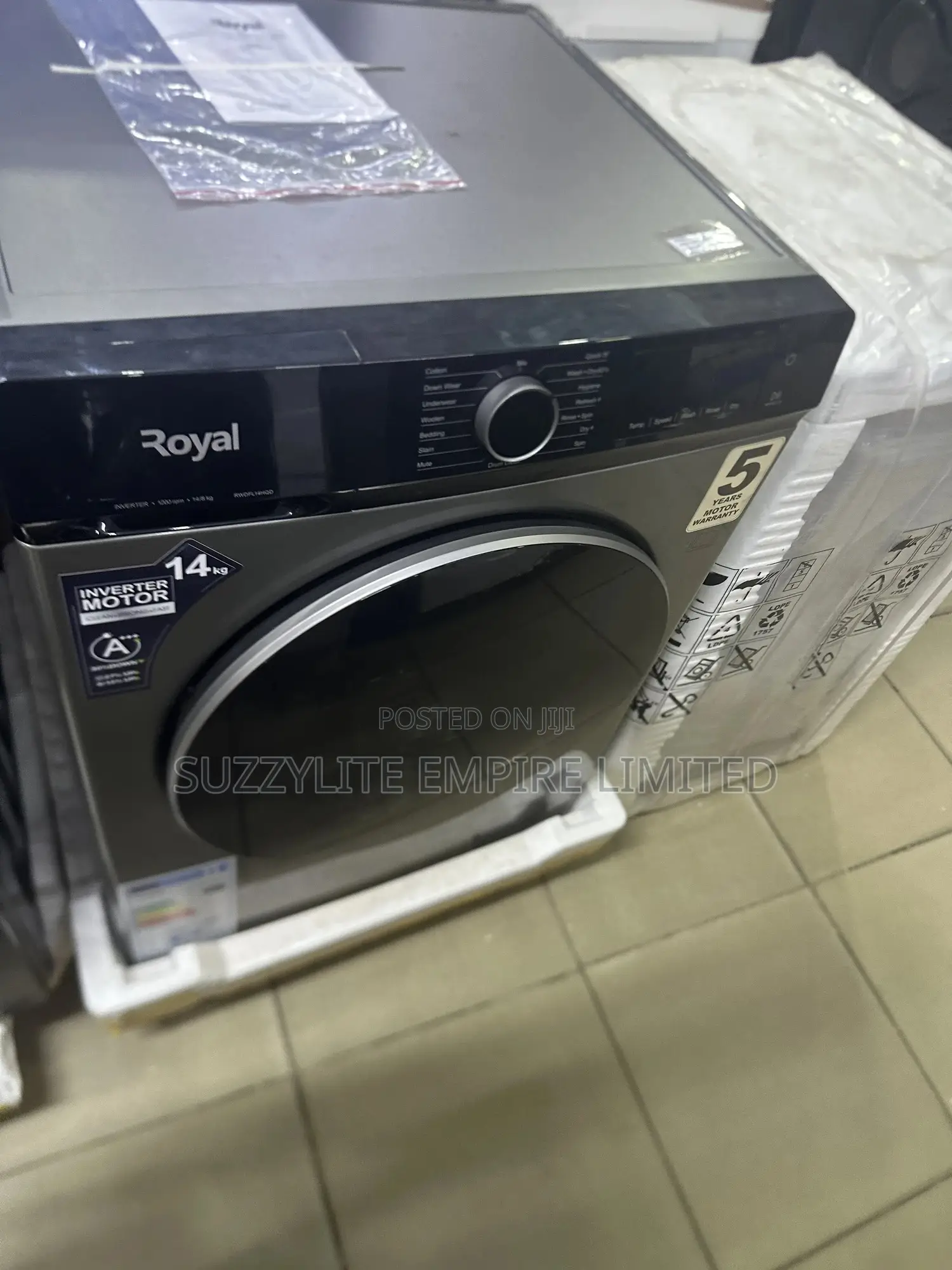 Royal 14kg Front Loader Inverter Washing Machine Wash and Dry