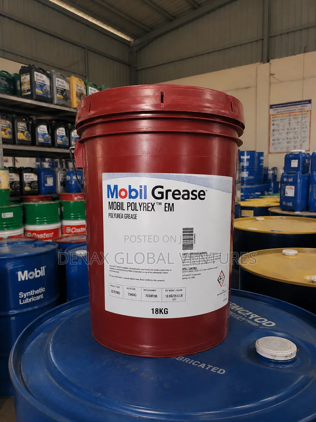 Mobil Polyrex Polyurea Grease 18kg
