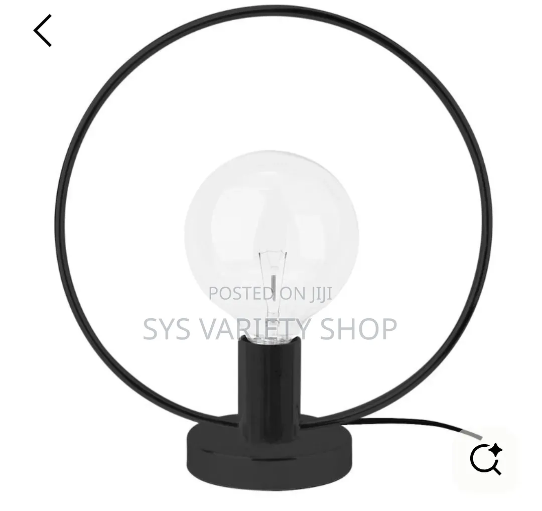 Exclusive Table Lamp With Electric Bulb