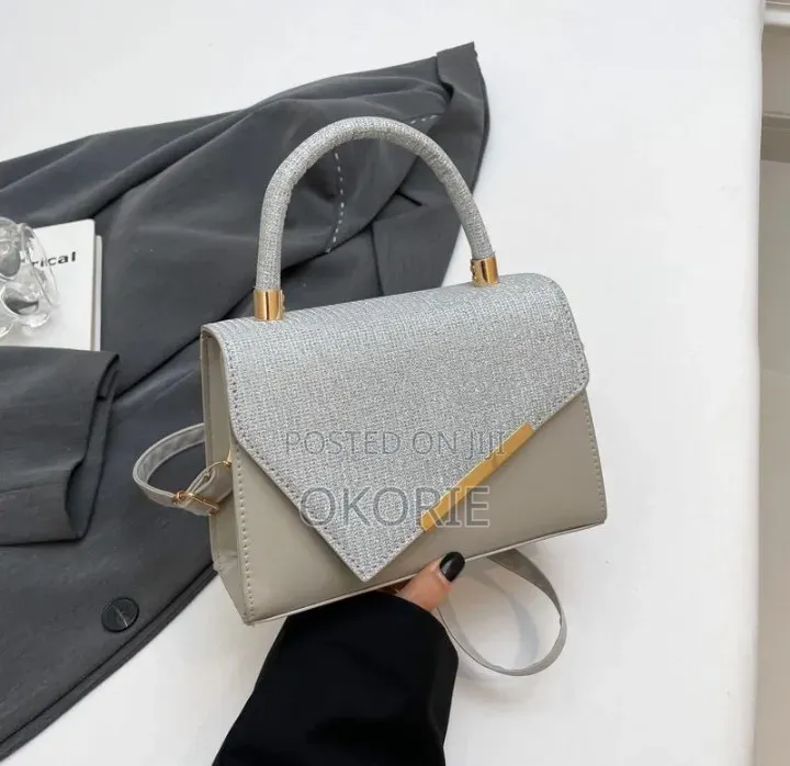 Luxury Pu Leather Rhinestone Handbag With Adjustable Crossbody Strap